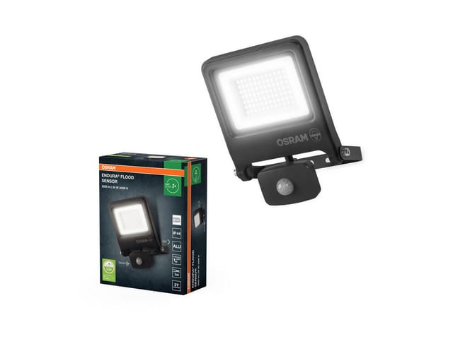 Osram Außenleuchte ENDURA Flood Bewegungsmelder 50W PCR dunkelgrau kaltweiß Wandleuchte