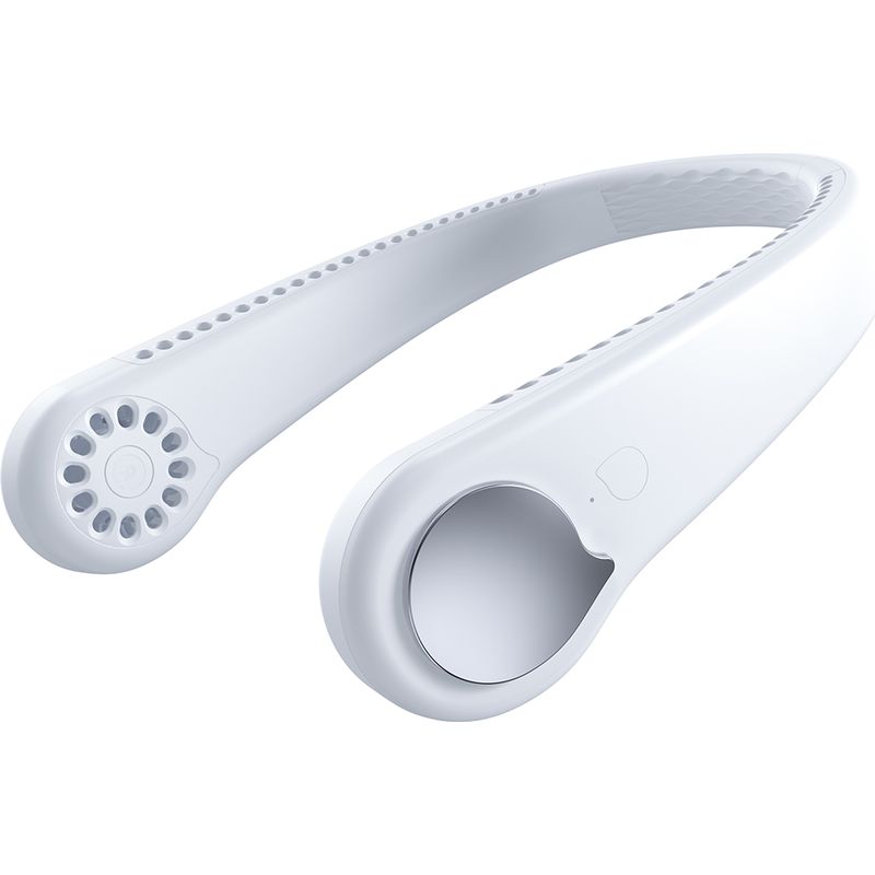 Leichter Und Zierlicher Nackenventilator, Ein Neuer Internettrend, Mit Einstellbarer Lüftergeschwindigkeit, Als Mini-akku Und Energiesparender Ventilator.