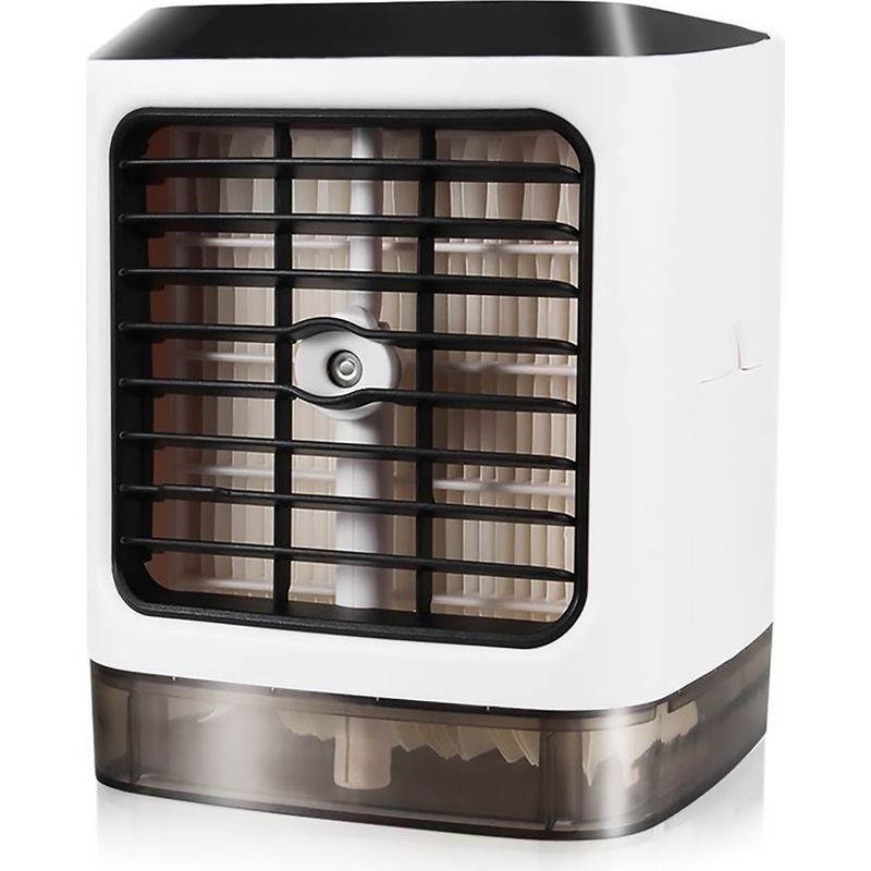 Mini-klimagerät, Tragbarer Tischluftkühler, Luftbefeuchter, Mini-usb-ventilator Mit Led-licht Für Zuhause Oder Büro