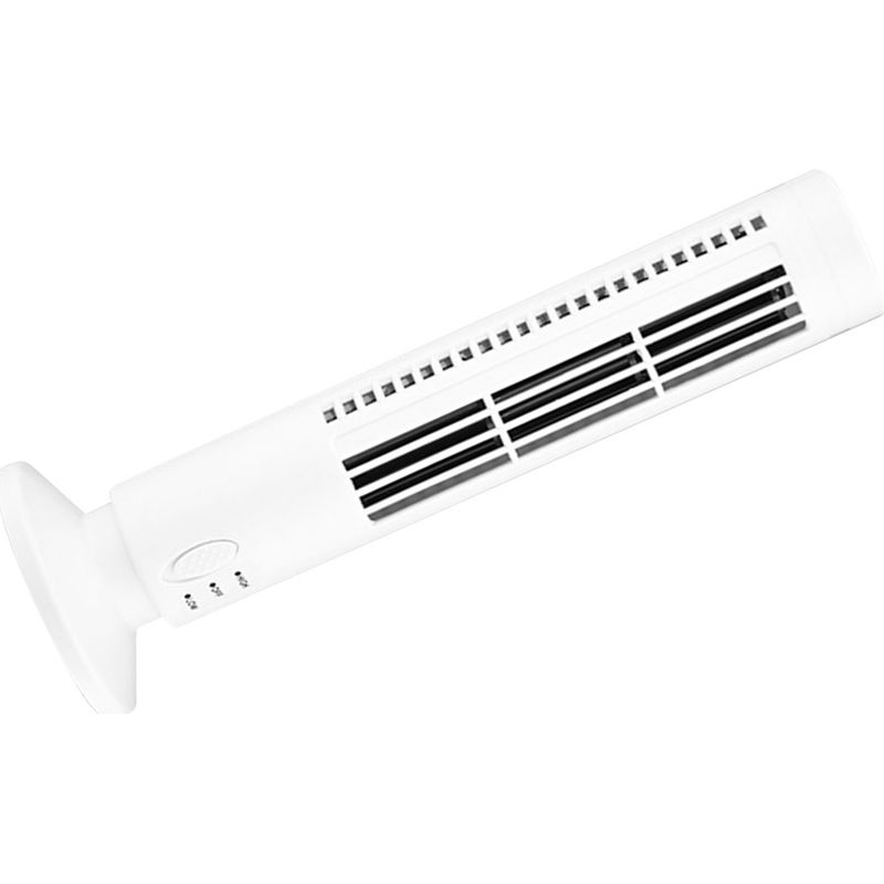 Mini-turmventilator Ohne Rotorblätter, Vertikal, Elektrisch, Für Büro, Studentenzimmer, 5v Dc Usb-anschluss, Weiß