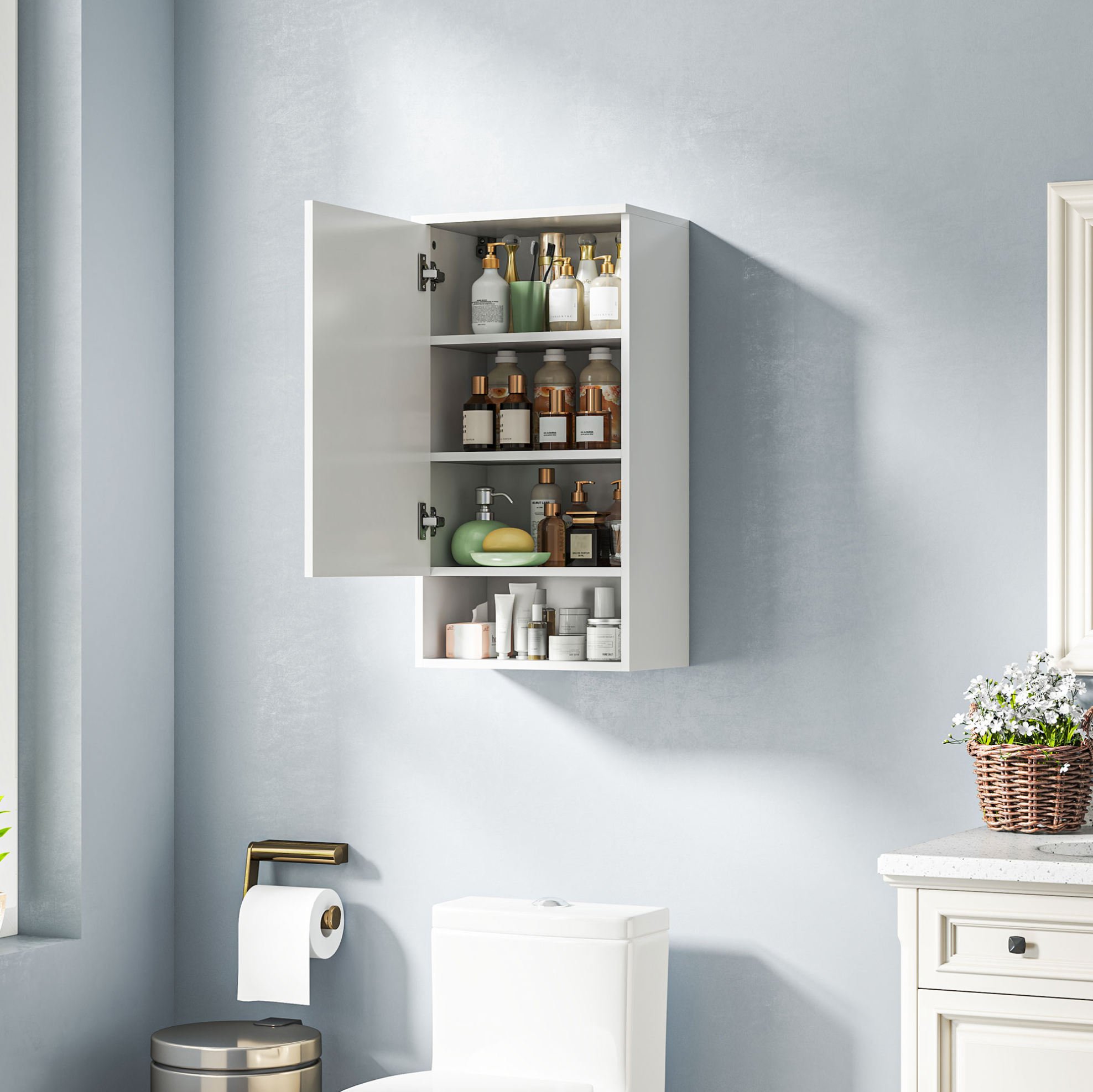Schrank Wandschrank Aufbewahrung 40 27 77 Cm Okmyhome