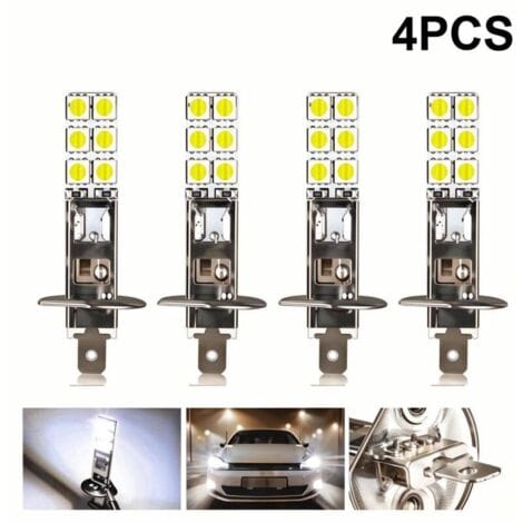 4 Stück Led H1 Led 12 V 6000 K Weiß 55 W Led Auto Nebelscheinwerfer Fahrlichter Led Scheinwerferlampe, Deutschland Praktisch -