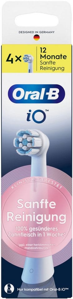 IO Aufsteckbürsten Sanfte Reinigung 4er - Oral-b