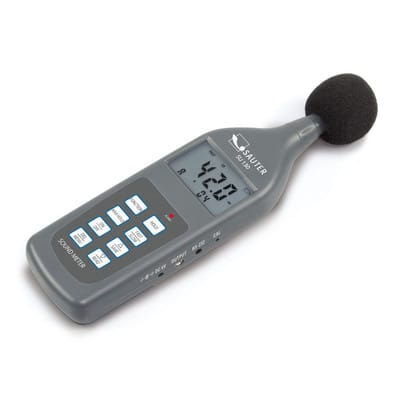 Sauter Schallpegel-Messgerät Datenlogger SU 130 30 - 130 dB 20 Hz - 12500 Hz RS-232