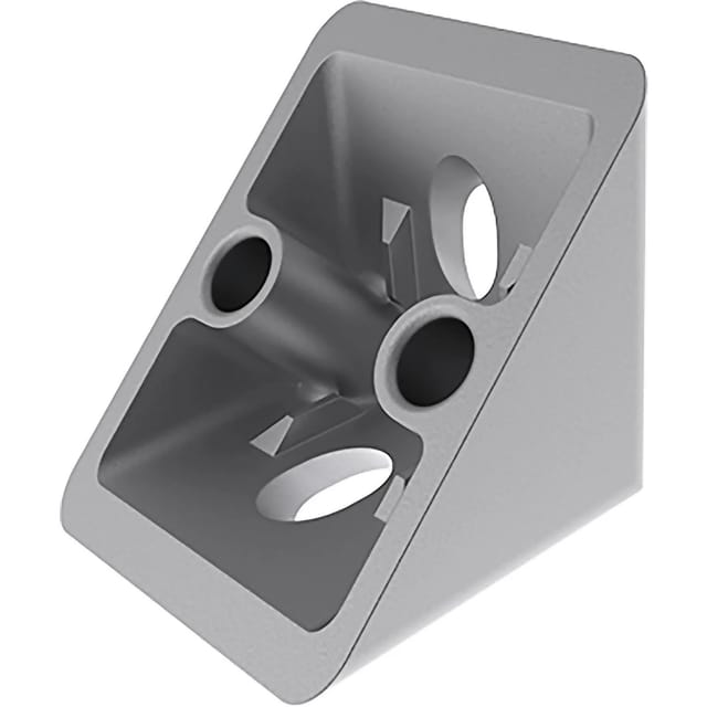 Fath Eckwinkel I 40x40 Item System für Aluprofile und Flächenelemente mit Nut 8, Zinkdruckguss pulverbeschichtet