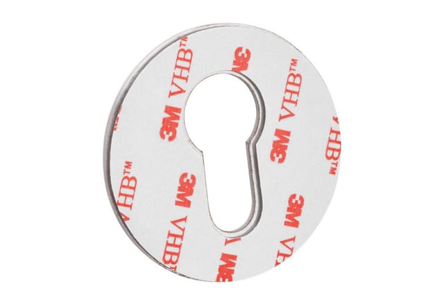 So-tech - sotech selbstklebende Edelstahl Tür-Rosette - 2 Stück Kleberosetten rund ø 55 mm Edelstahl Satin für Schlösser mit Profilzylinder