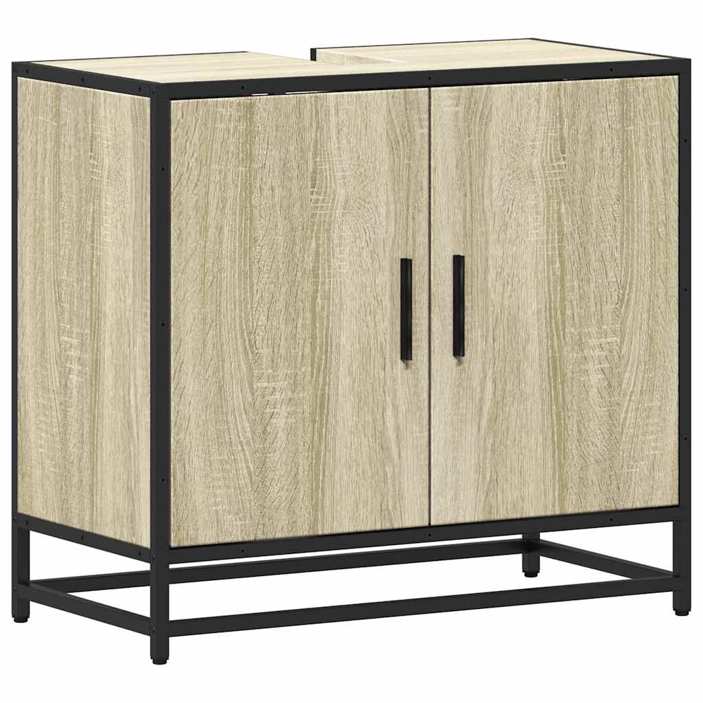 Maison Exclusive - Badezimmer-waschbeckenschrank Sonoma-eiche 65x