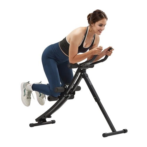 VEVOR Bauchmuskeltrainingsgerät Bauchtrainer AB-Maschine für Fitnessstudio, Bauchtrainer 200 kg Gewichtskapazität, Bauchmuskeltrainer Krafttraining, klappbares verstellbares Fitnessgerät Schwarz