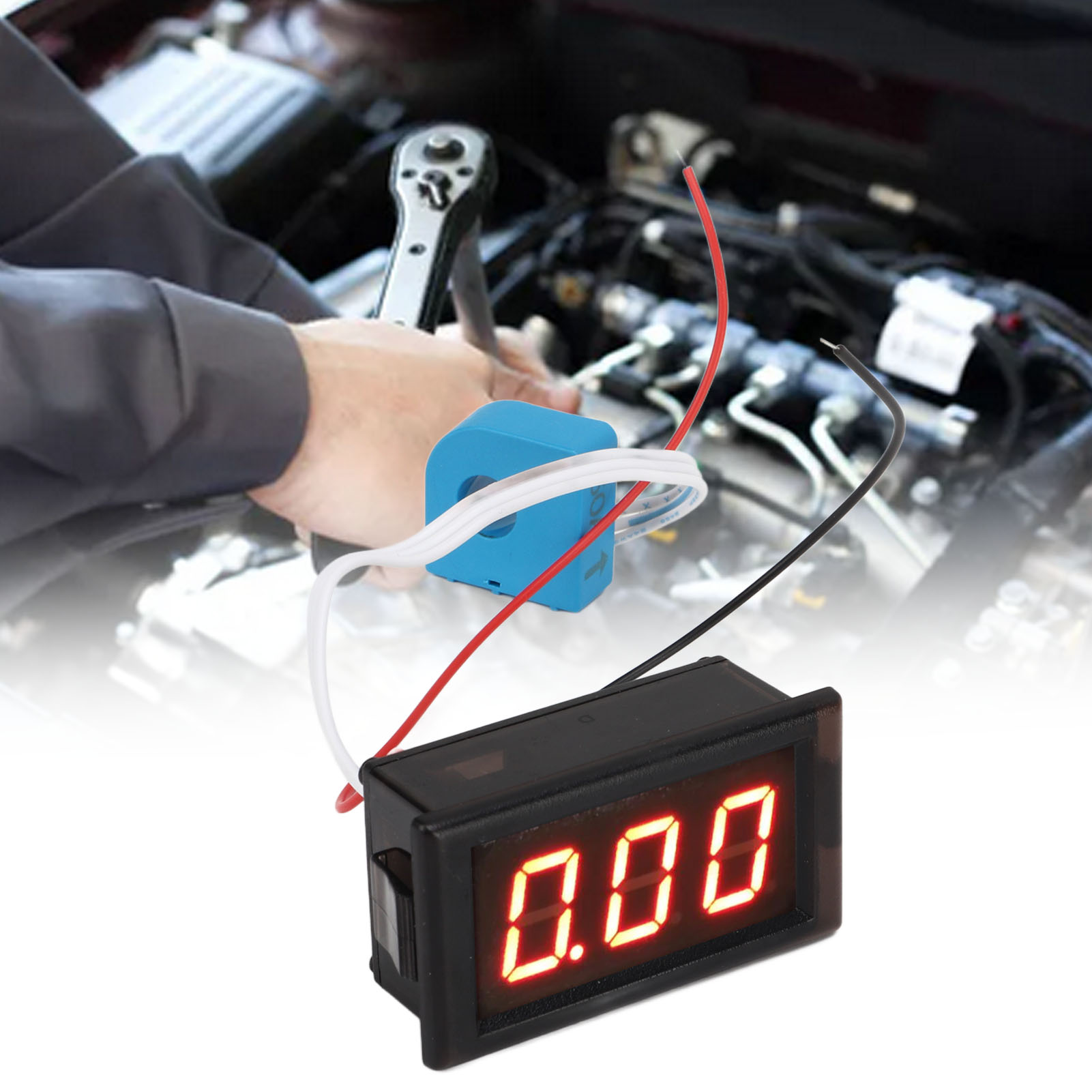 Yb28c 50a Hall-effekt-amperemeter, Digitales Gleichstrom-amperemeter, Amperemeter Mit Digitaler Led-anzeige