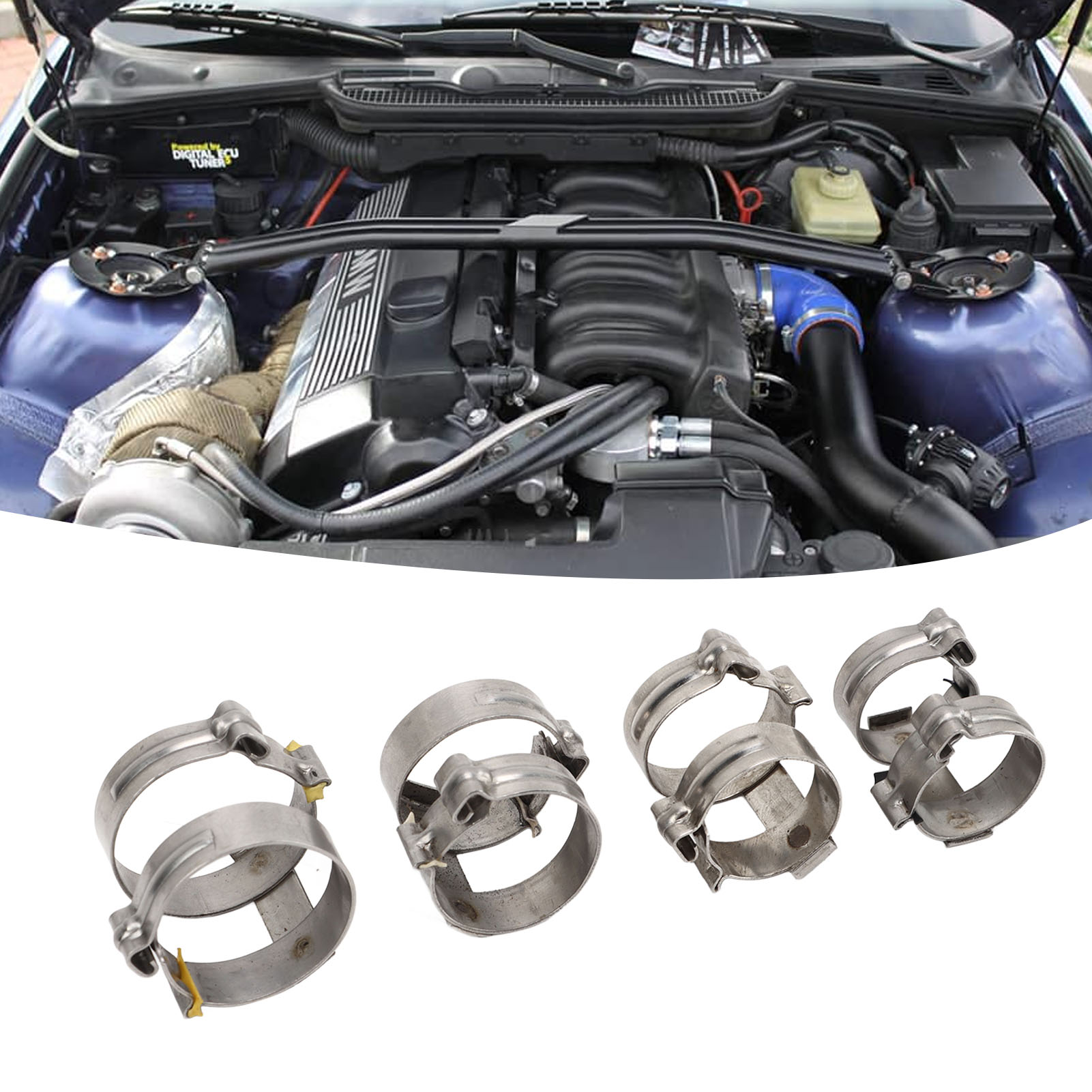 Fittings Und Klemmen Für Kfz-klimaanlagenleitungen, Geeignet Für Kfz-klimaanlagenschläuche Der Typen G6, G8, G10 Und G12 (4er-packung)
