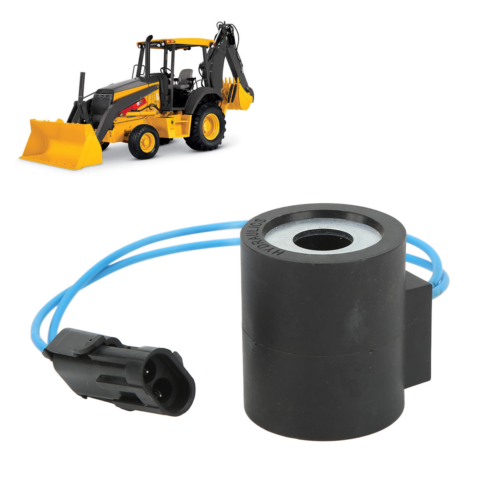 Die Elektromagnetische Spule Ist Geeignet Für Den John Deere 300d 310d 315d Baggerlader (teilenummer: Sgdl-0963) 24v.