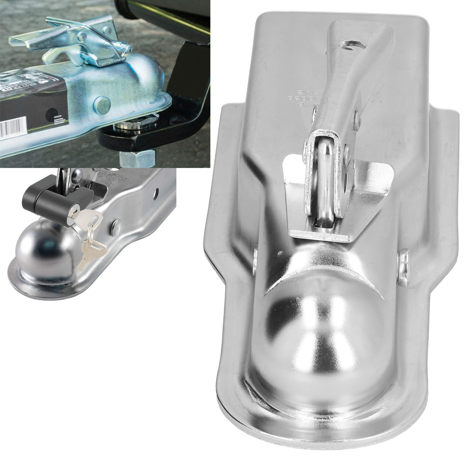 Kugelkupplungsabdeckung Für Anhängerkupplung, 2" X 3" Kanal, Tragfähigkeit 3500 Lb (ap5533)