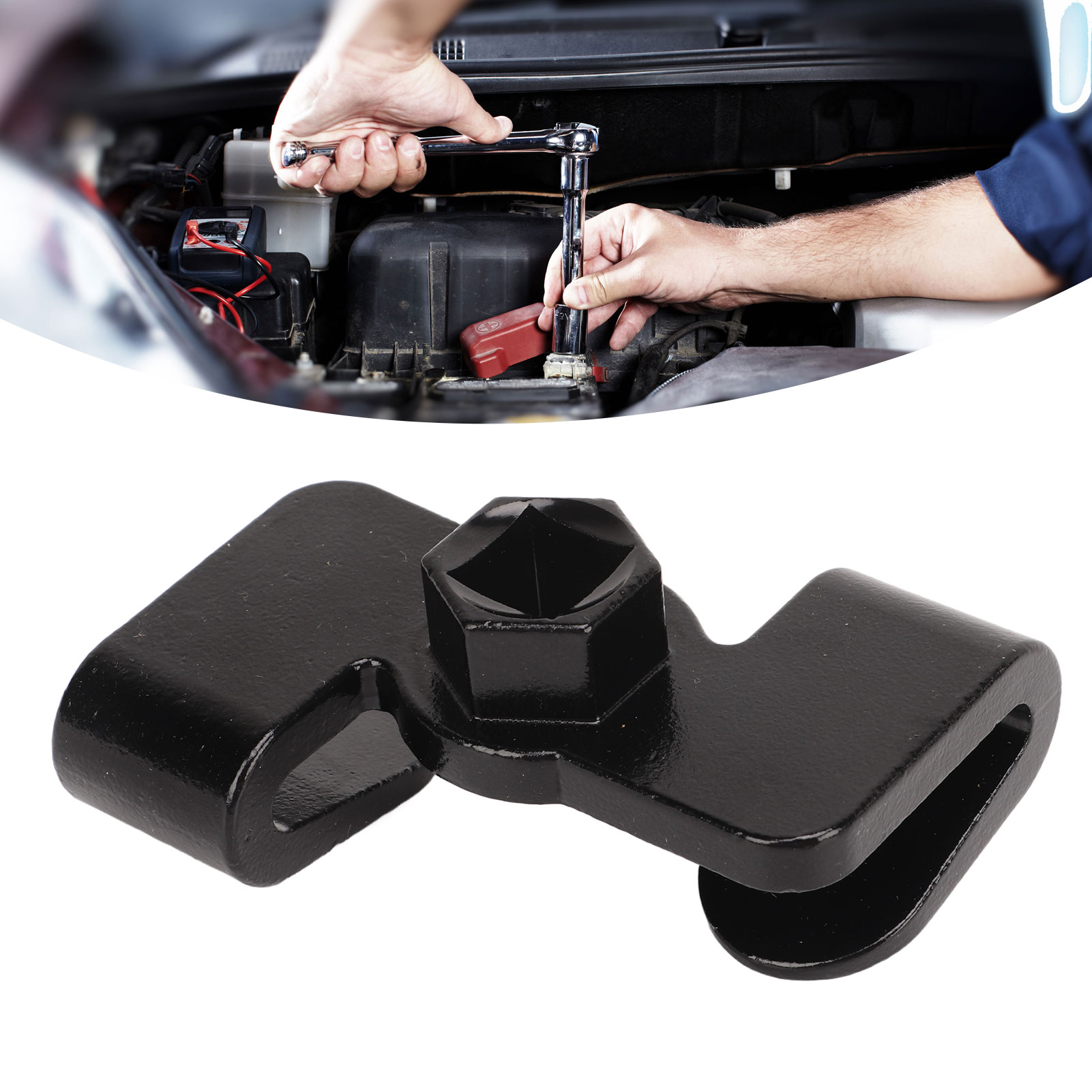 Universeller Verlängerungsadapter Für Autoschlüssel Mit 1/2 Zoll Oder 21 Mm Sechskantantrieb Für Garagen, Reparaturwerkstätten Und Heimwerker (it-1014-bk)
