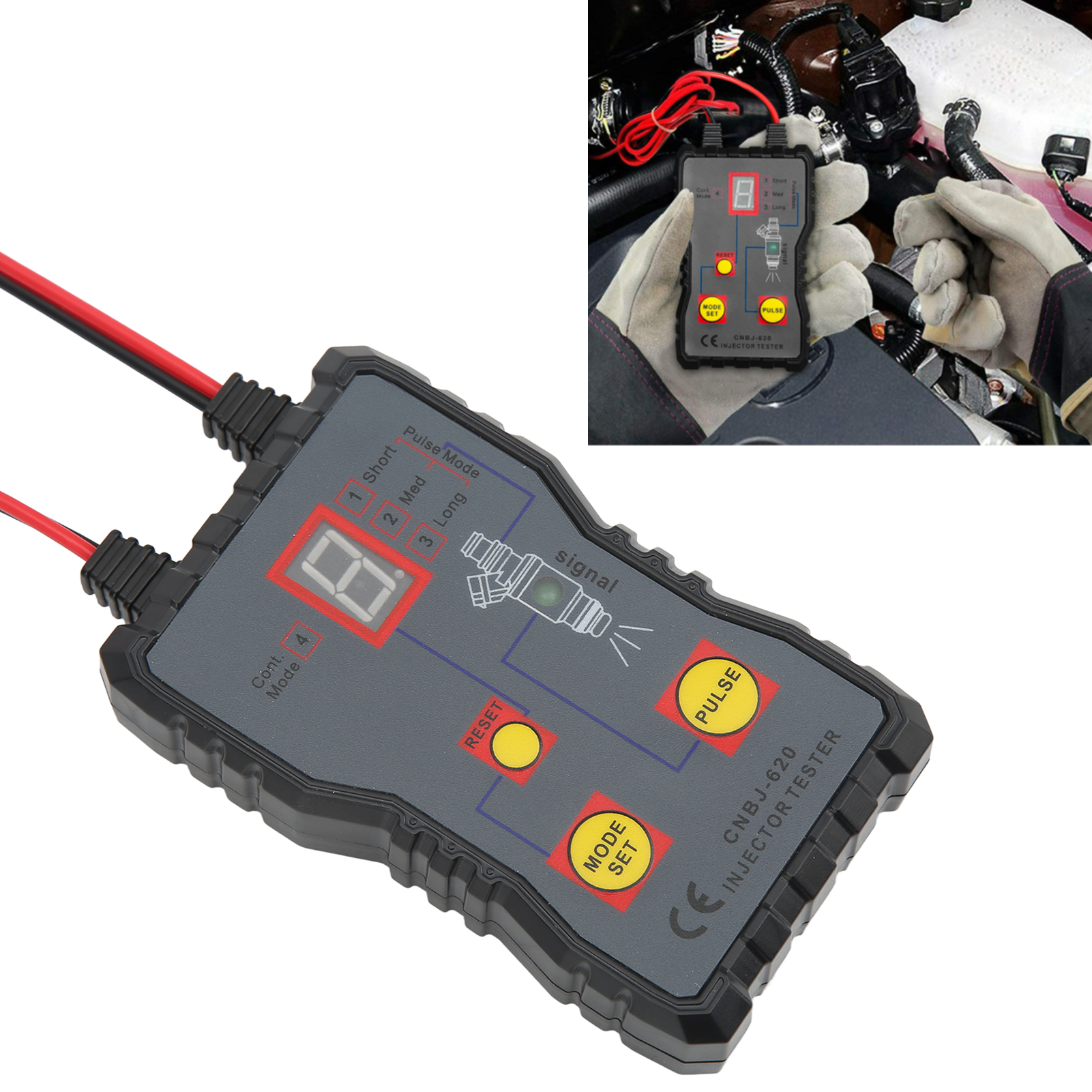 Cnbj620 Kfz-kraftstoffeinspritzdüsen-tester, Modus 4 Plus Für Kraftstoffeinspritzung, Diagnose- Und Analysewerkzeug Für Kraftstoffsysteme.