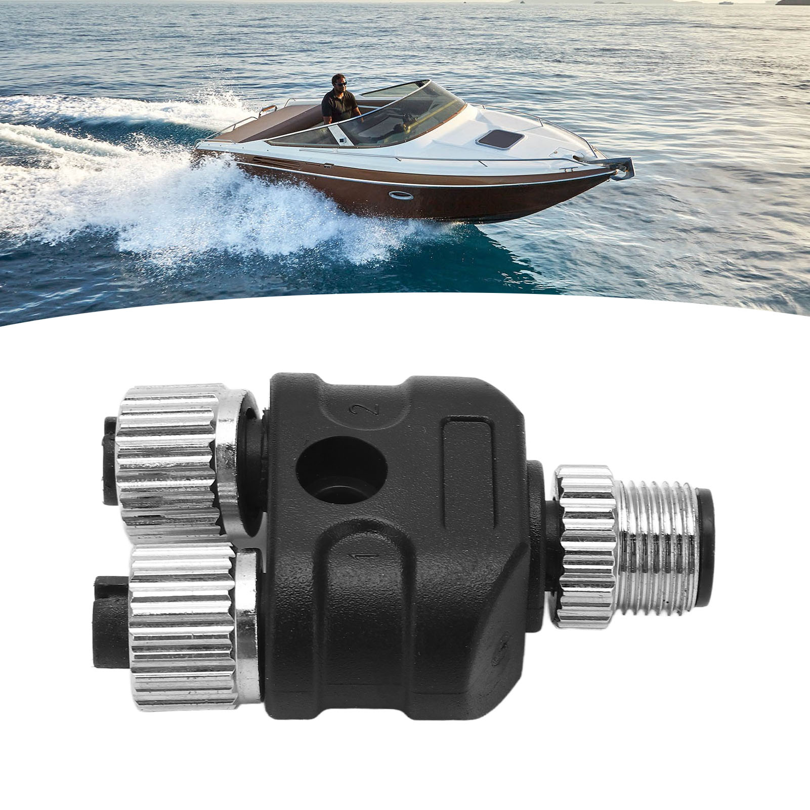 Nmea 2000 M12 5-poliger Y-t-stecker Für Schiffszubehör