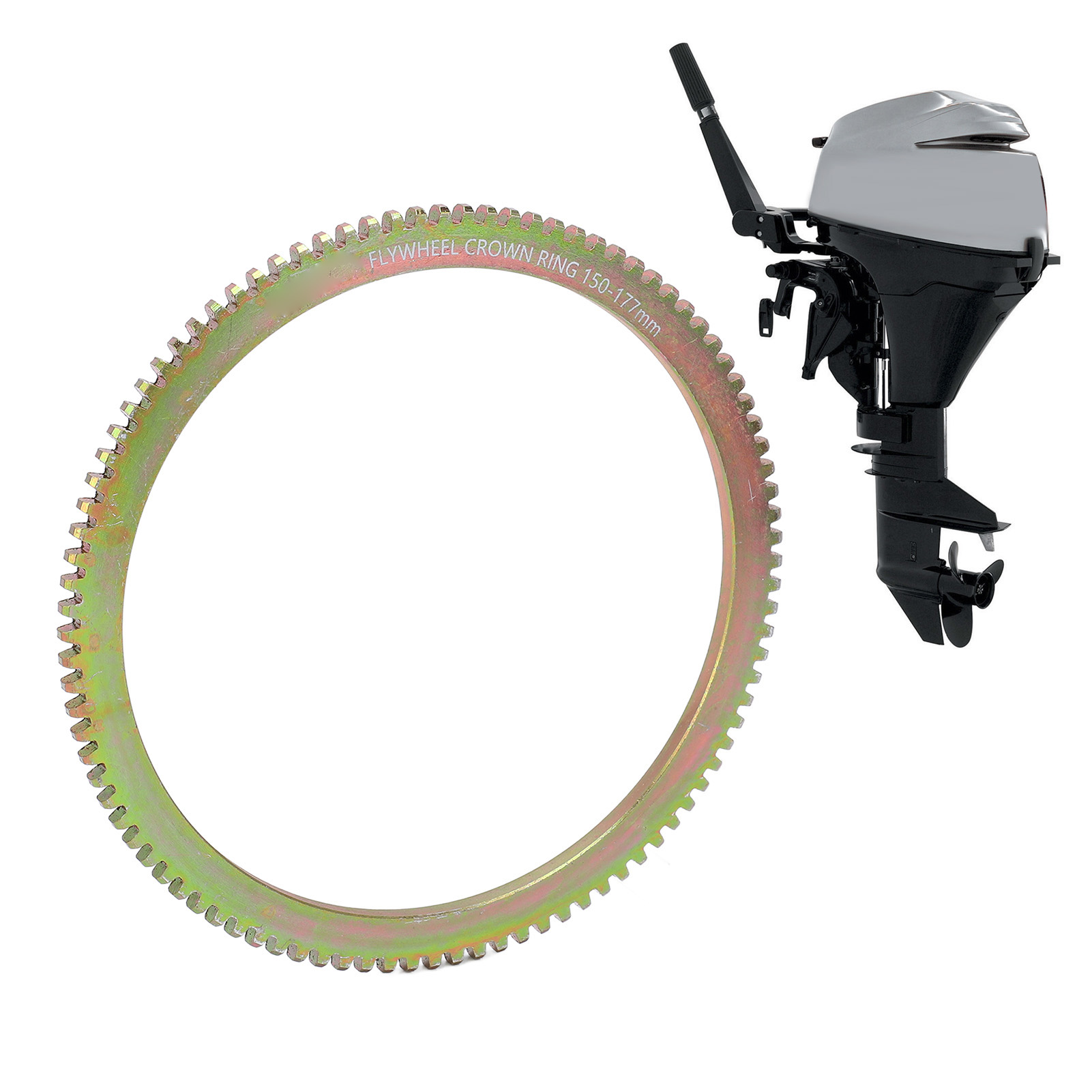 Der Tohatsu 150mm 96t Schwungradzahnring Ist Mit Tohatsu Außenbordmotoren Kompatibel.