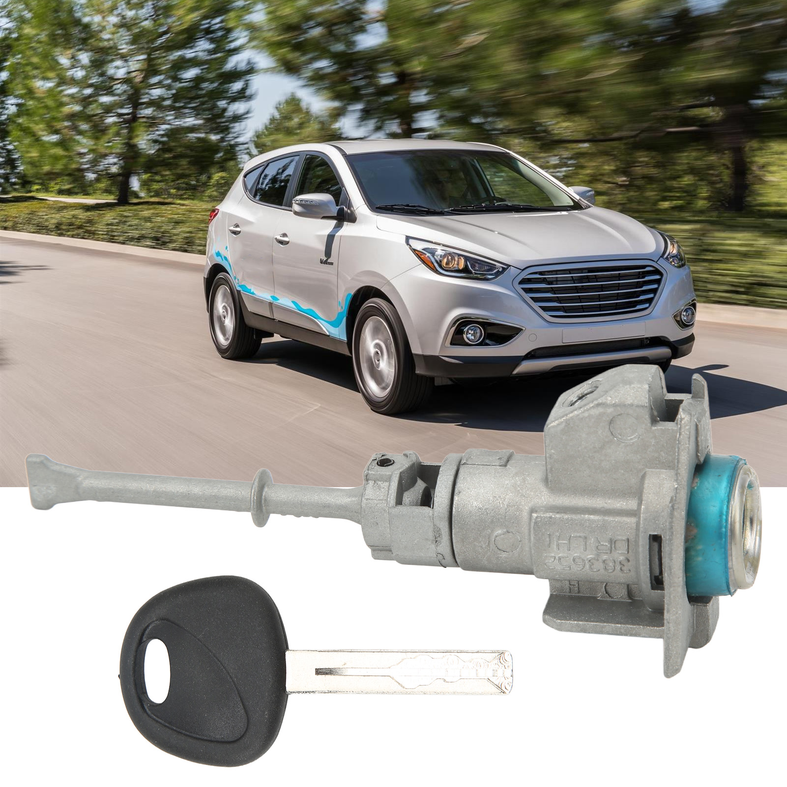 Der Türschließzylinder Für Die Fahrerseite Ist Passend Für Hyundai Tucson Ix35 2005-2017.