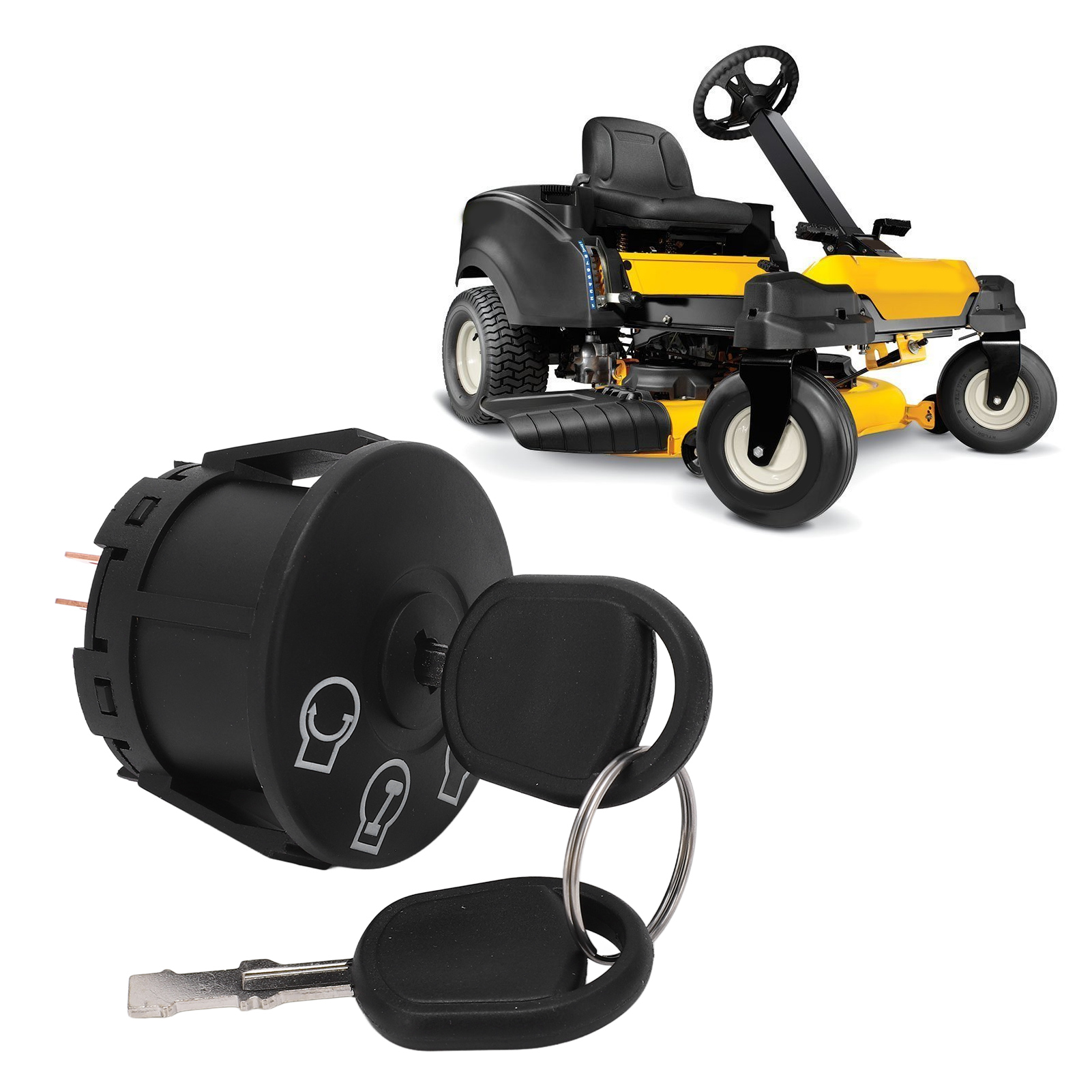925-04228 Zündschalter Für Cub Cadet Rzt50 Rasentraktor (5-polig)