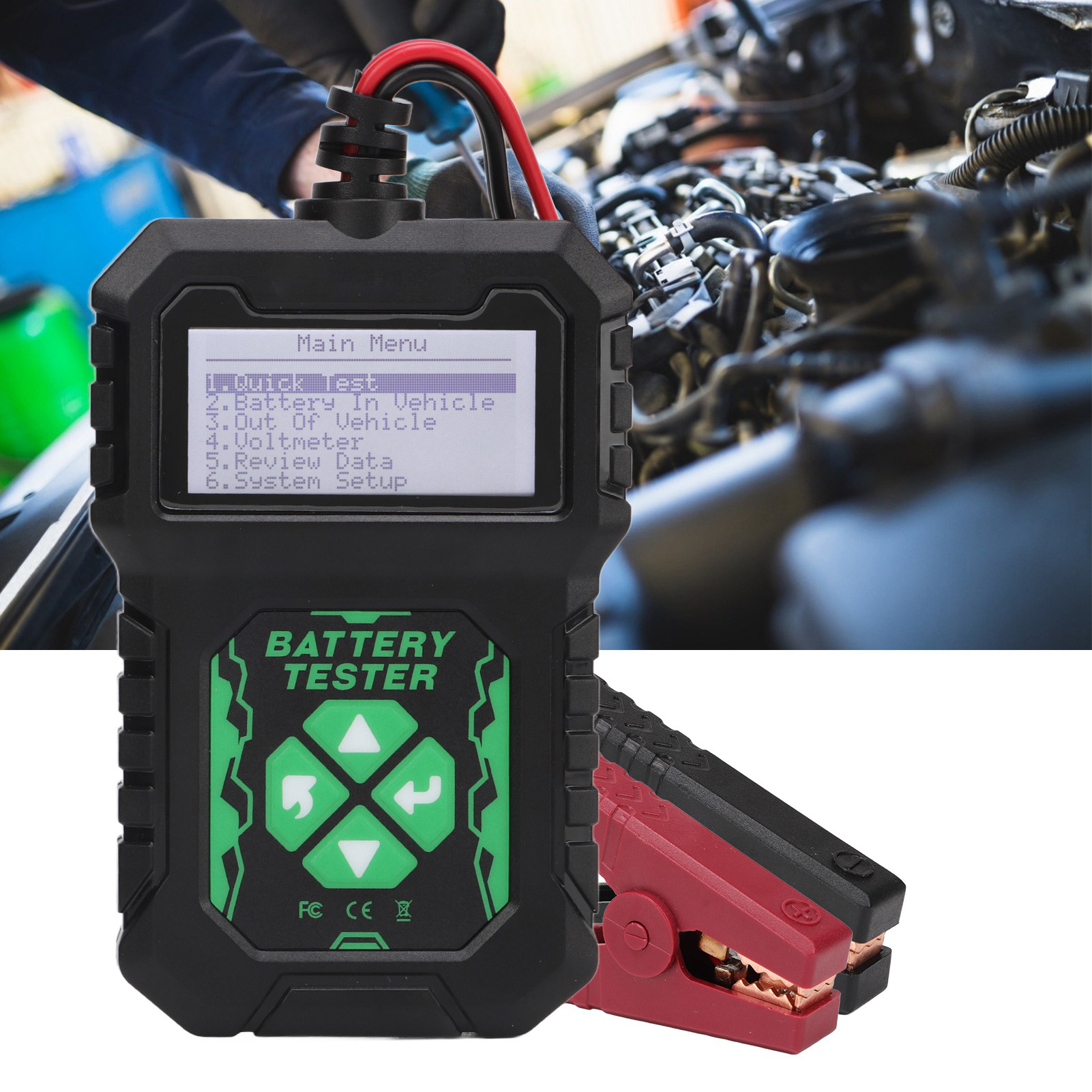 Ba107 12v 100-2000cca Kfz-batterietester, Starterlast-schaltungstester, Batterieanalysator, Pk Kw208 Kfz-batterie-werkzeug