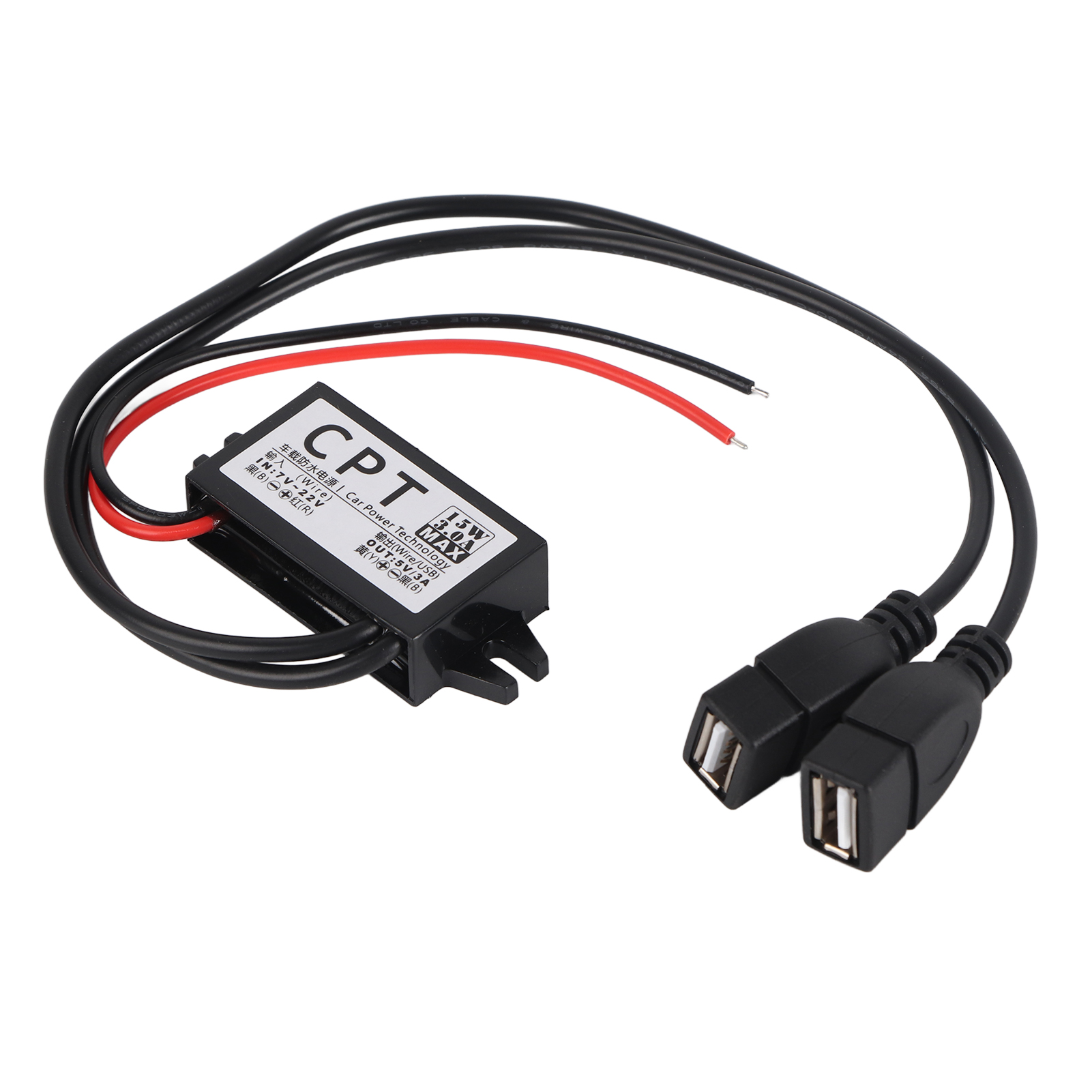 [yuexinghui] 12v-5v-a Dc-wandler Mit Zwei Usb-ausgängen