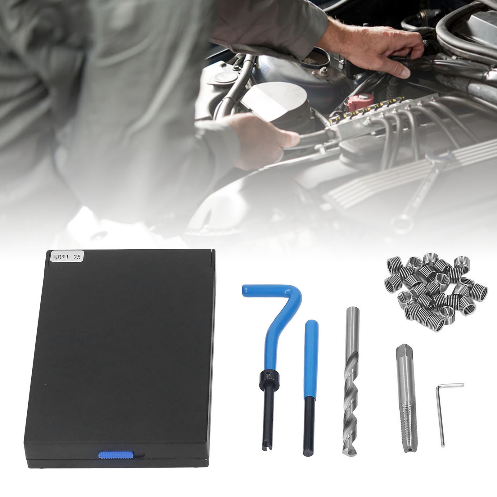Blaues Gewindereparaturwerkzeug M81,25