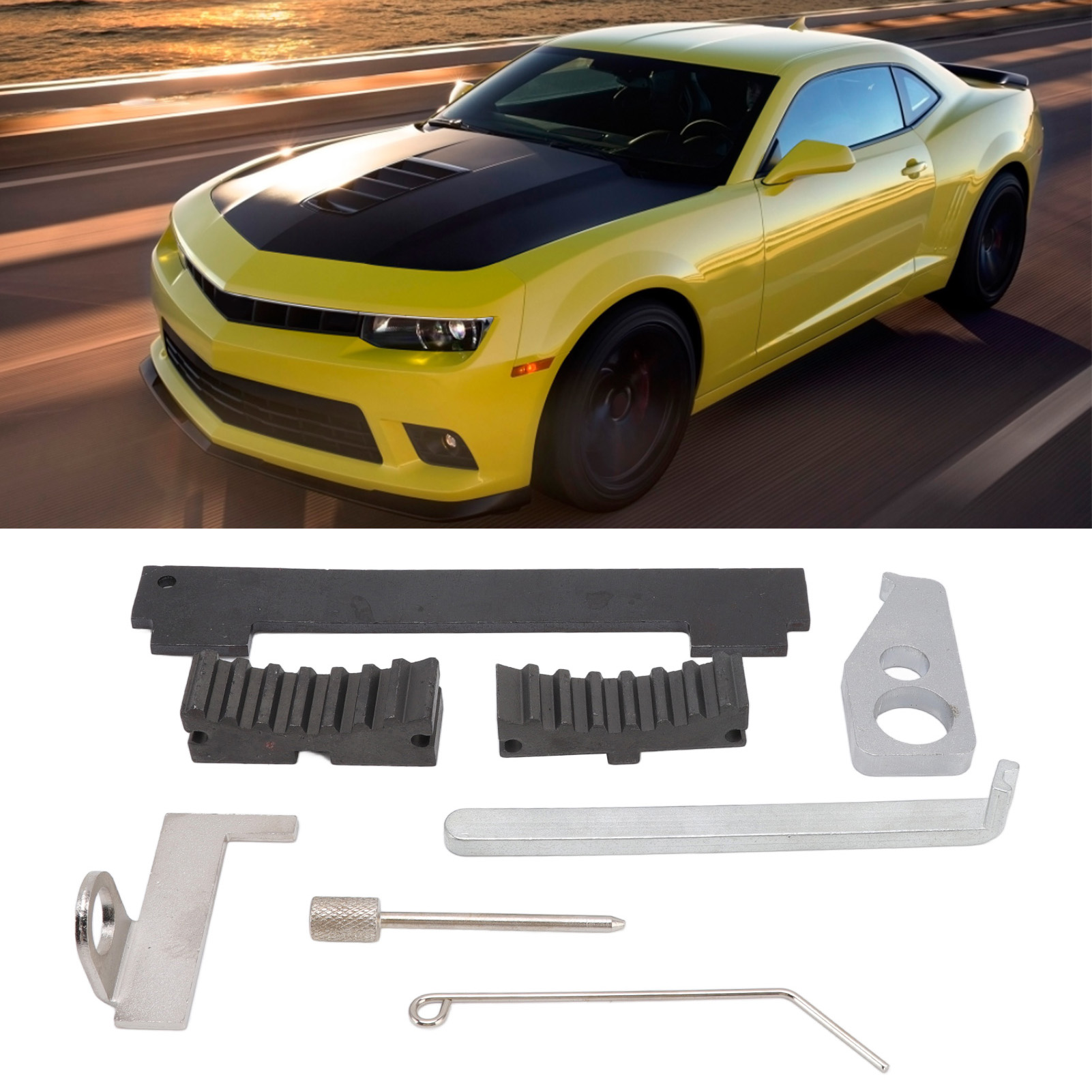 Nockenwellen-spannungsarretierungs- Und Ausrichtungswerkzeugsatz (8-teilig) Geeignet Für Chevrolet 1.6 Und 1.8 Motoren.