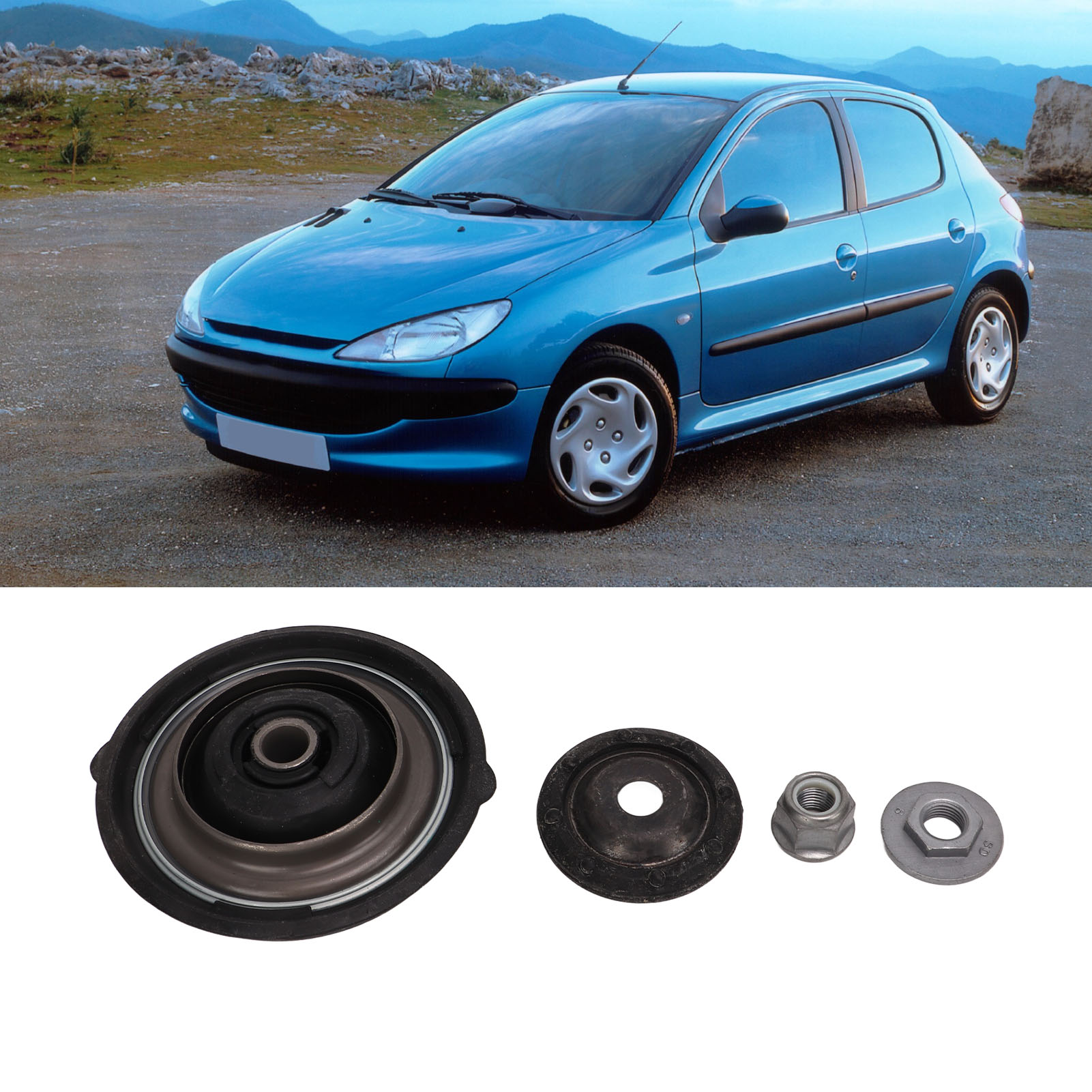 Oem-reparatursatz Für Die Obere Befestigung Des Vorderen Stoßdämpfers: 503177, Kompatibel Mit Vielen Citroën- Und Peugeot-modellen.