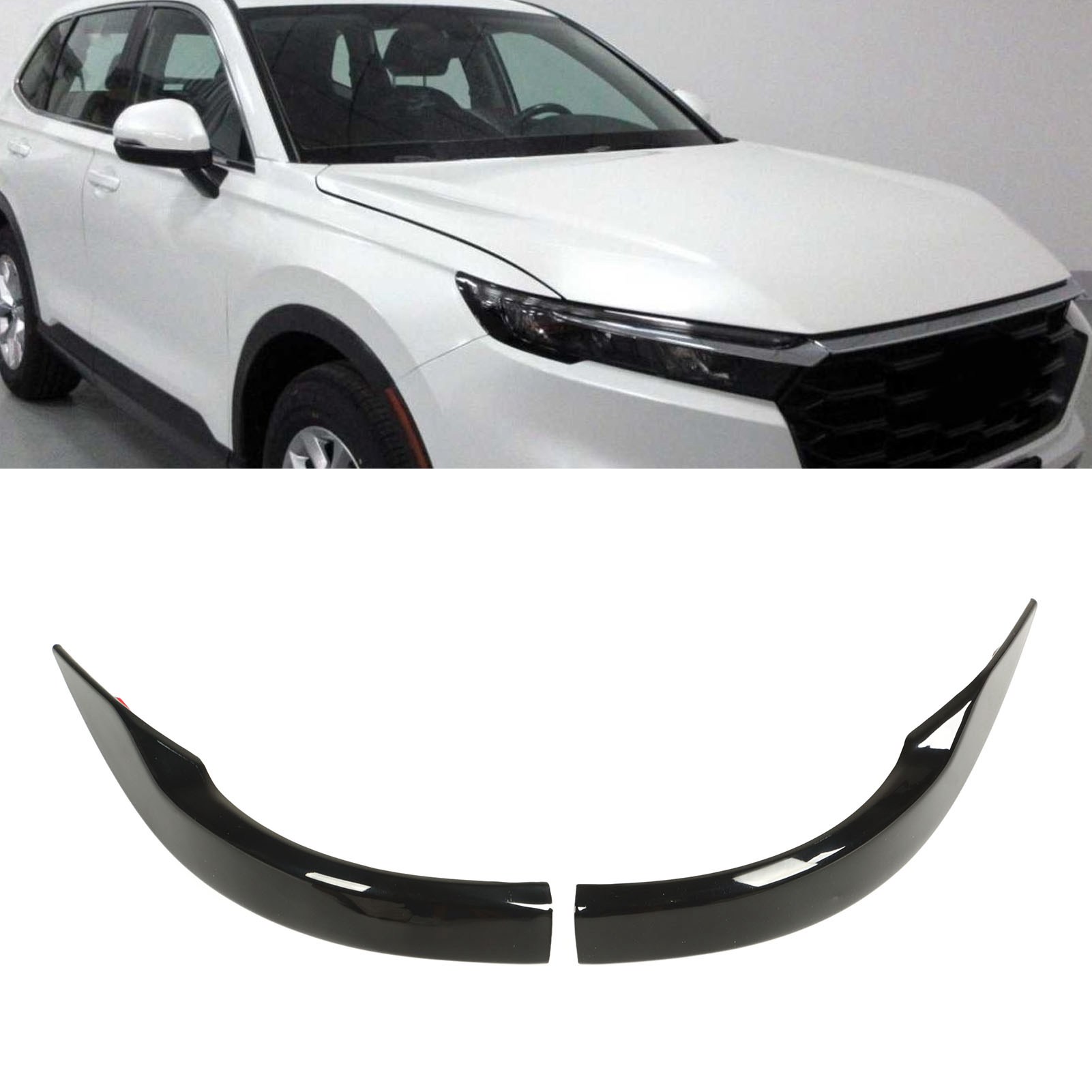 Die Glänzend Schwarzen Spiegelzierleisten (ein Paar Auf Jeder Seite) Sind Für Den Honda Rs Cr-v Ab 2023 Geeignet (nicht Auf Dem Japanischen Markt Erhältlich, Da Die Neue Generation Des Cr-v In Japan N