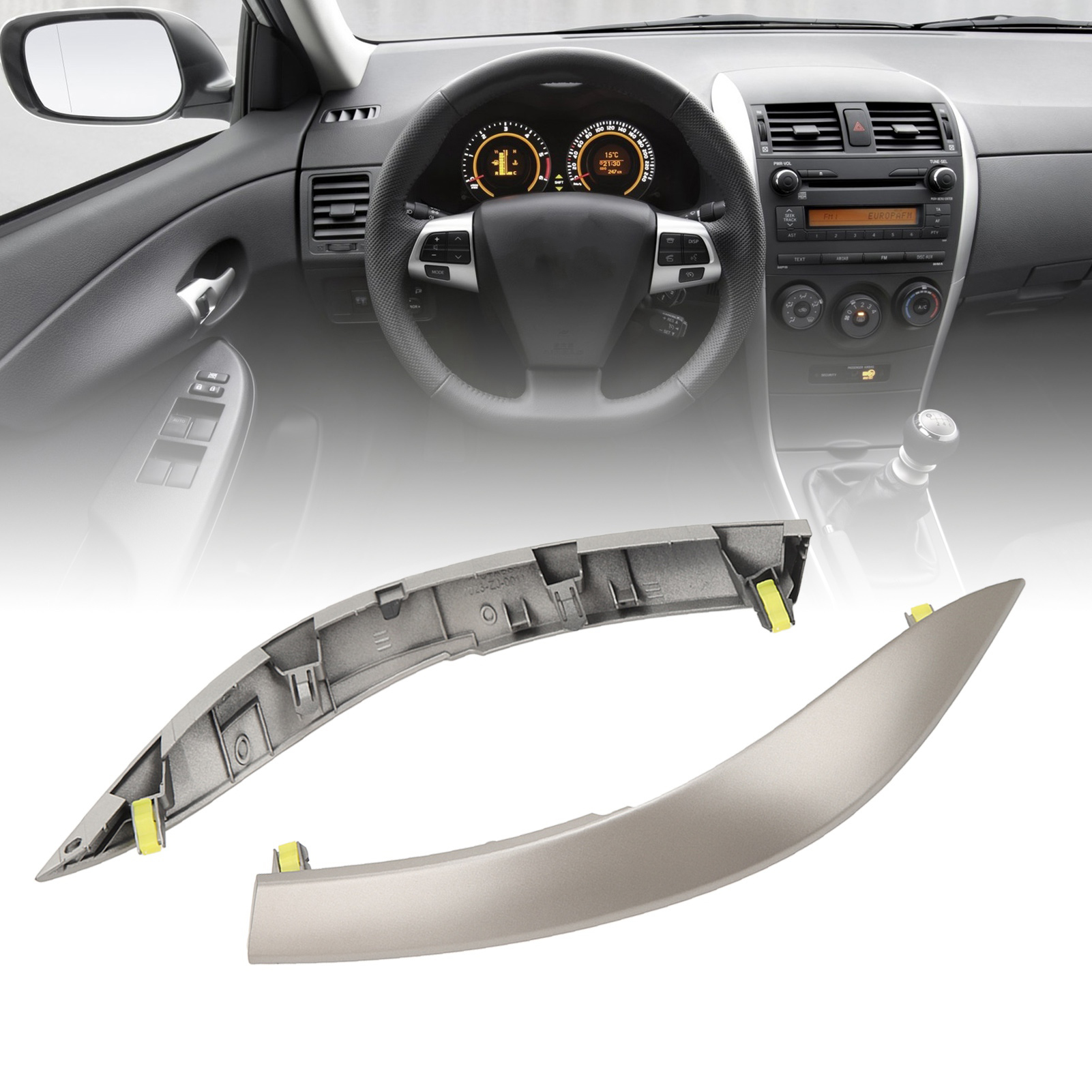 Lüftungsdüsen Für Das Armaturenbrett (ein Paar, Links Und Rechts) Für Toyota Corolla 2009-2013