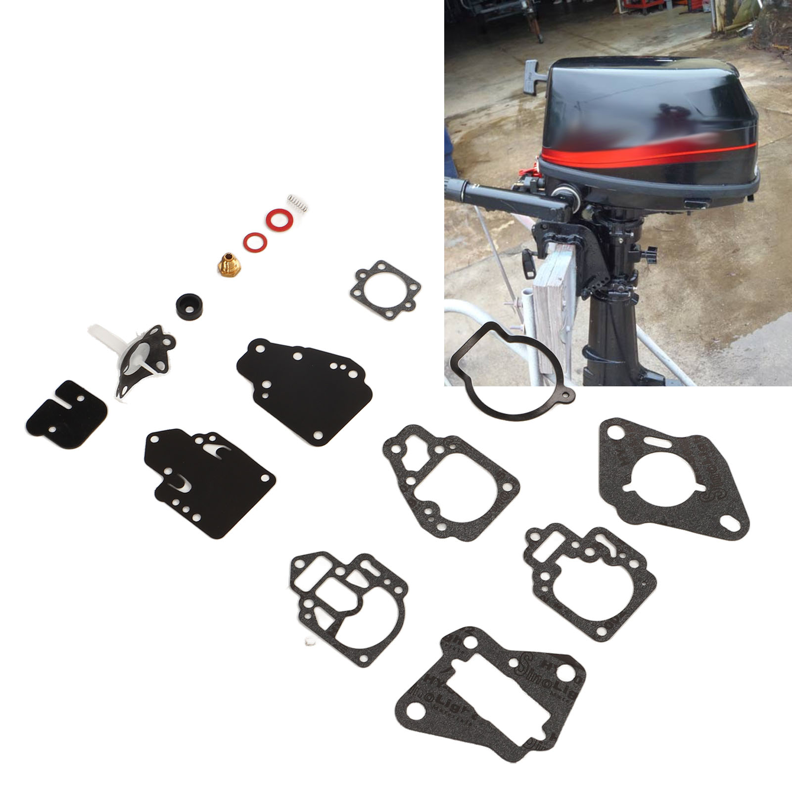 Vergaser-reparatursatz Für Mercury 6-25 Ps 2-zylinder-außenbordmotor 1395-97611 (t59)
