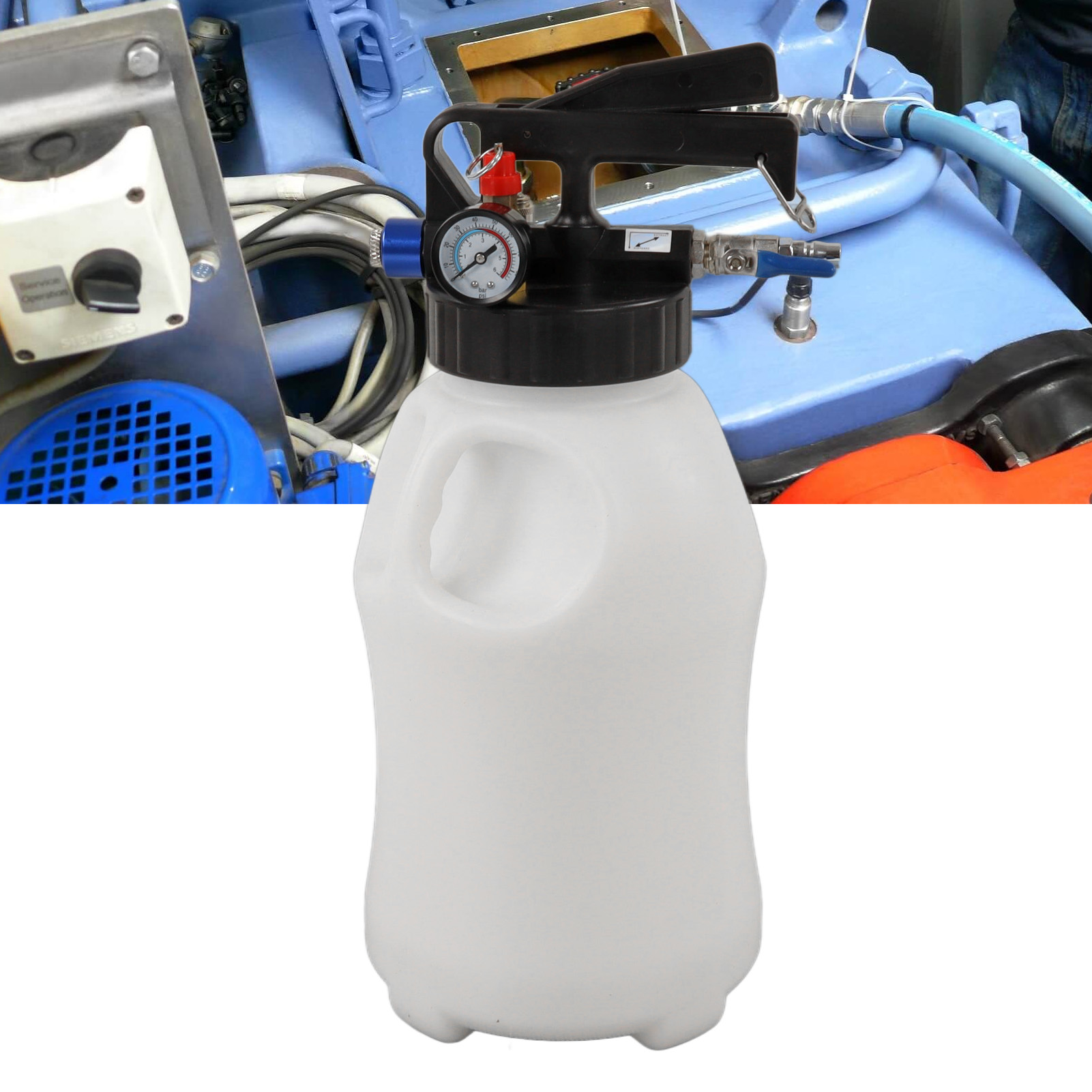 6l Pneumatisches Getriebefüllwerkzeug Mit 13 Atf-adaptern (vt01294h) (übergröße) (übergewicht)