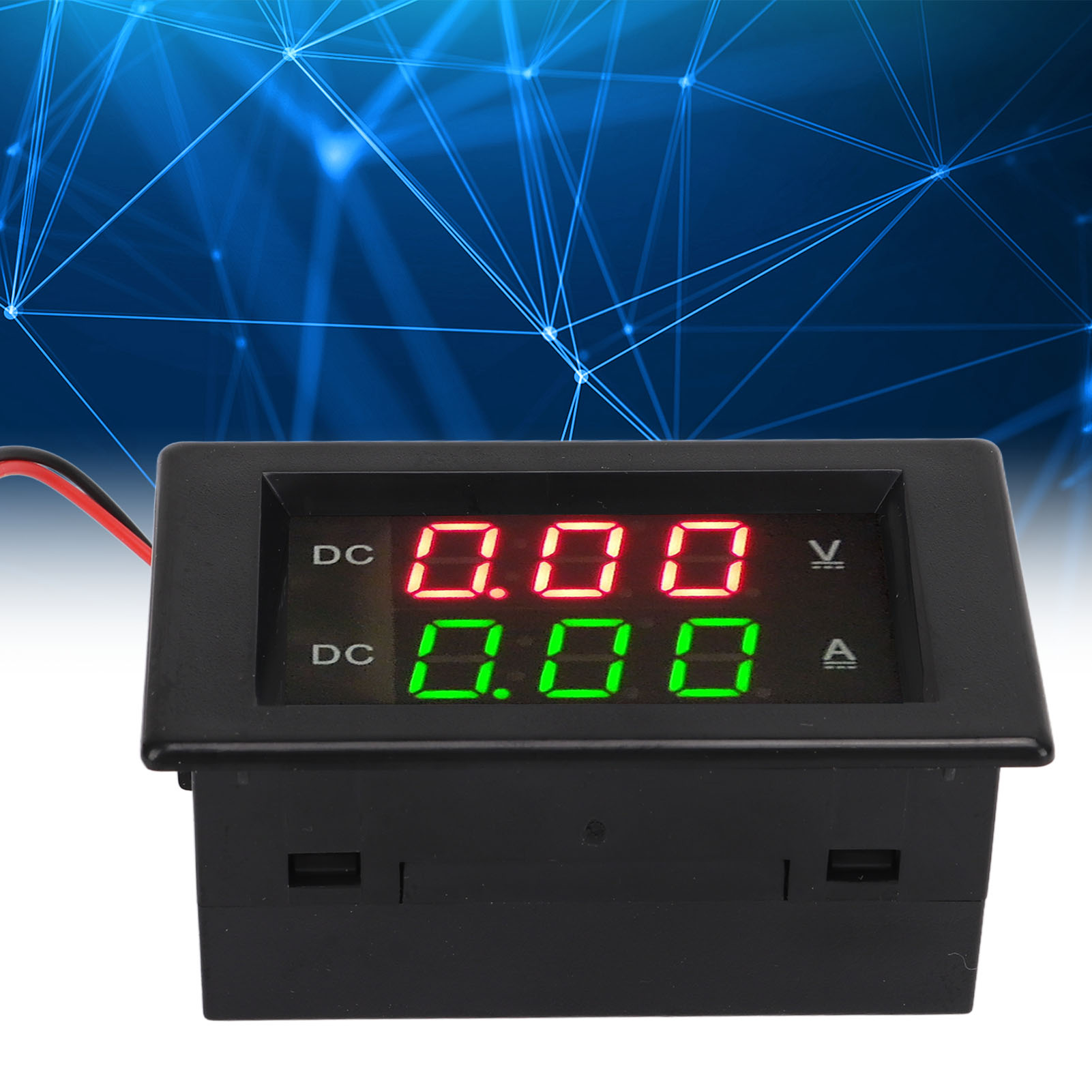Yb4835va Dc 0-300v 50a Wasserdichtes Voltmeter Und Amperemeter Mit Dualanzeige (led, Digital)
