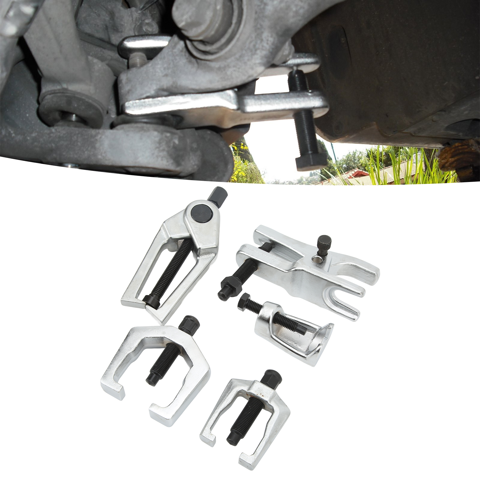 5-teiliges Vorderachs-reparaturset, Kugelgelenkabzieher, Kugelgelenk-ausbauwerkzeug-set, Kugelgelenkabzieher (in Einem Passenden Karton Geliefert) (übergewicht)