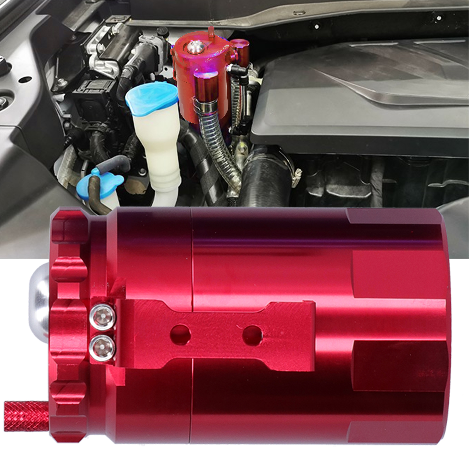 Universeller 350-ml-ölabscheider Für Autos (rot)