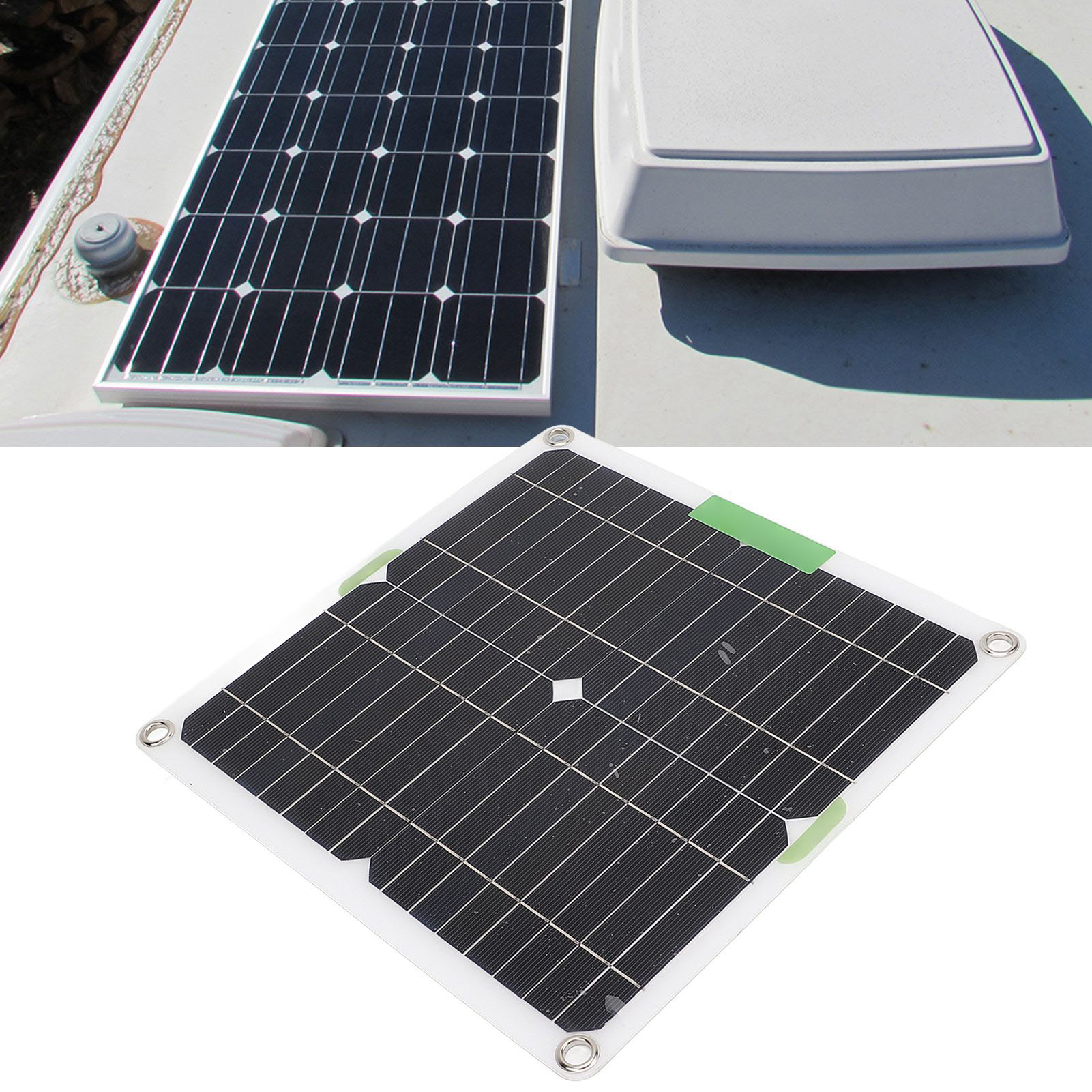 Zubehör Für Wohnmobile: 200-w-monokristallines Silizium-solarpanel Mit 1 Bis 10, 12-v-ladekabel (ohne Energiespeicherfunktion).