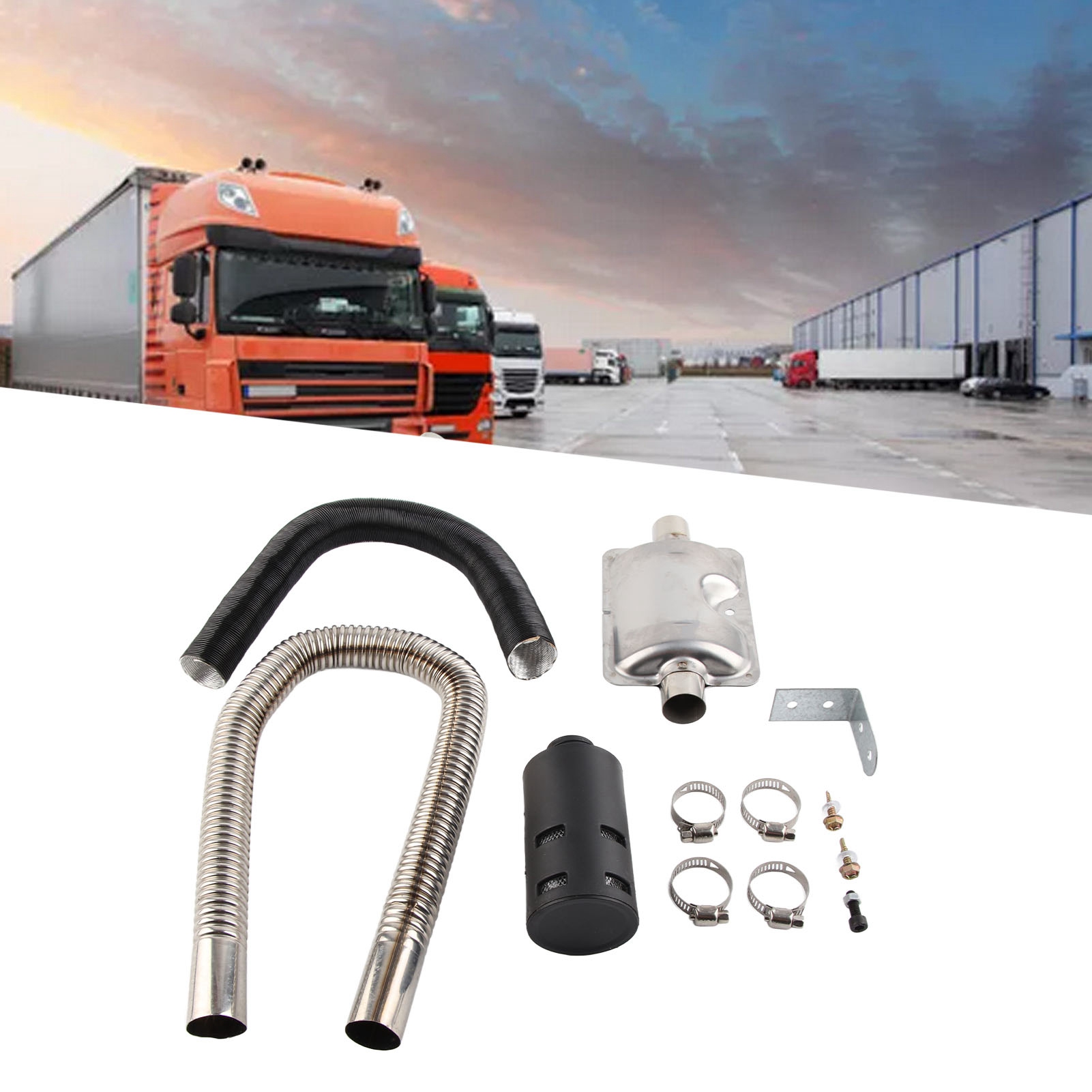 Luft-diesel-heizung Ansaug- Und Abgasrohre, 24-mm-auspuffschalldämpfer-set