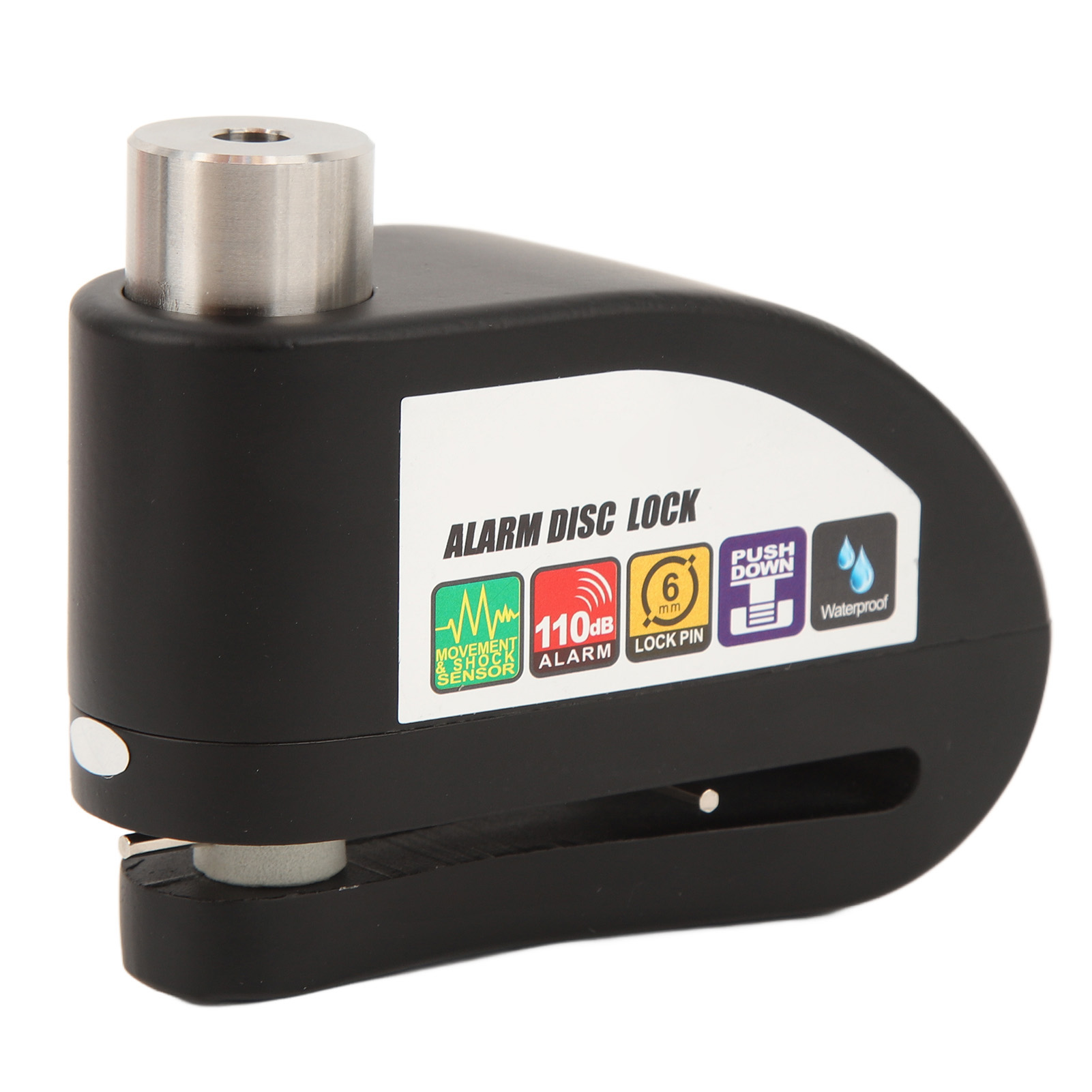 Diebstahlsicherungsset Für Scheibenbremsen Mit 110 Db Alarm Für Motorräder, Fahrräder Und Roller (batterie Im Lieferumfang Enthalten).