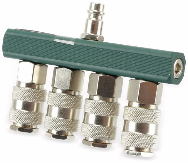 Druckluft-Verteiler DLV4, 4-fach - Daytools