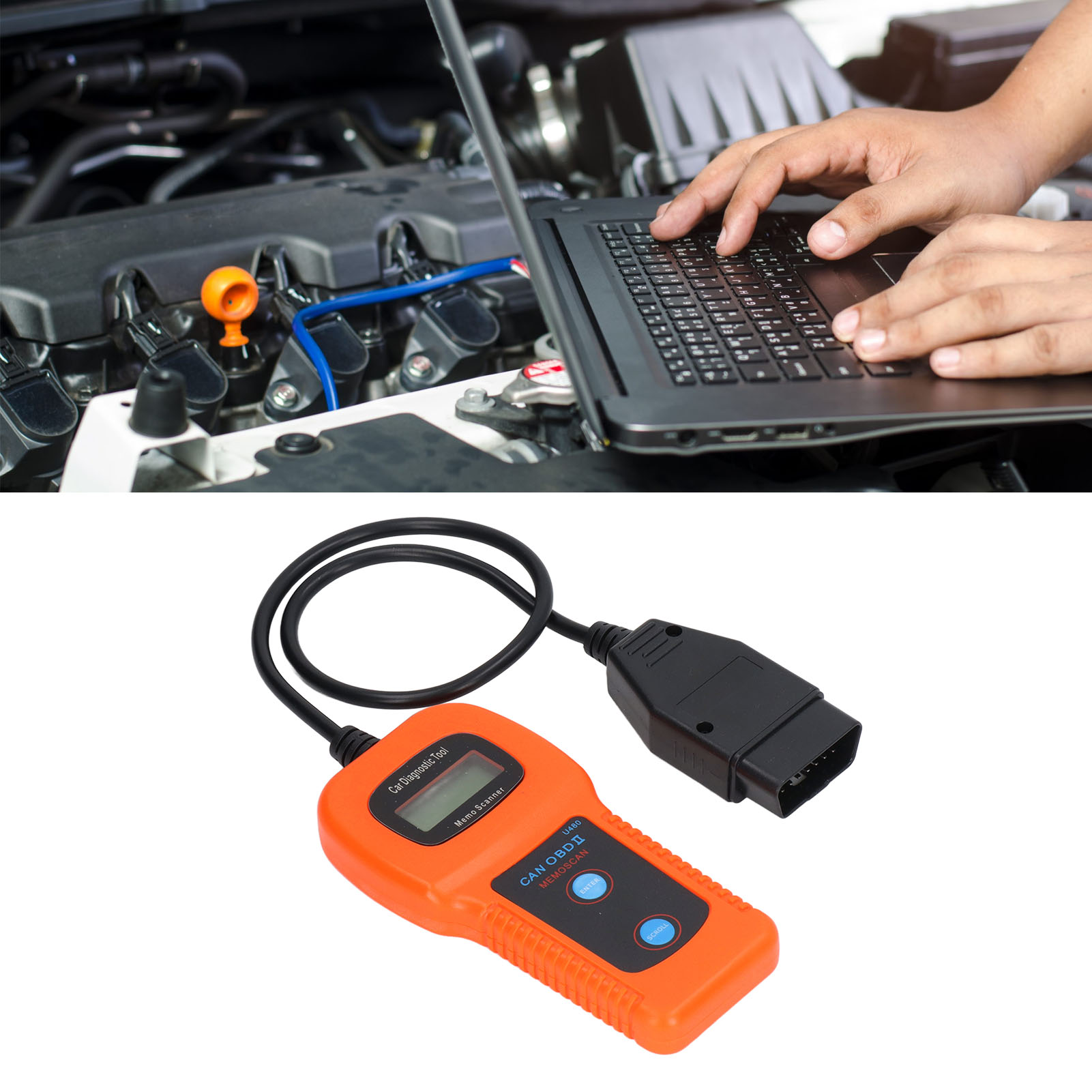 Obd2 U480 Automatischer Diagnosescanner Für Motoren, Fehlercodeleser