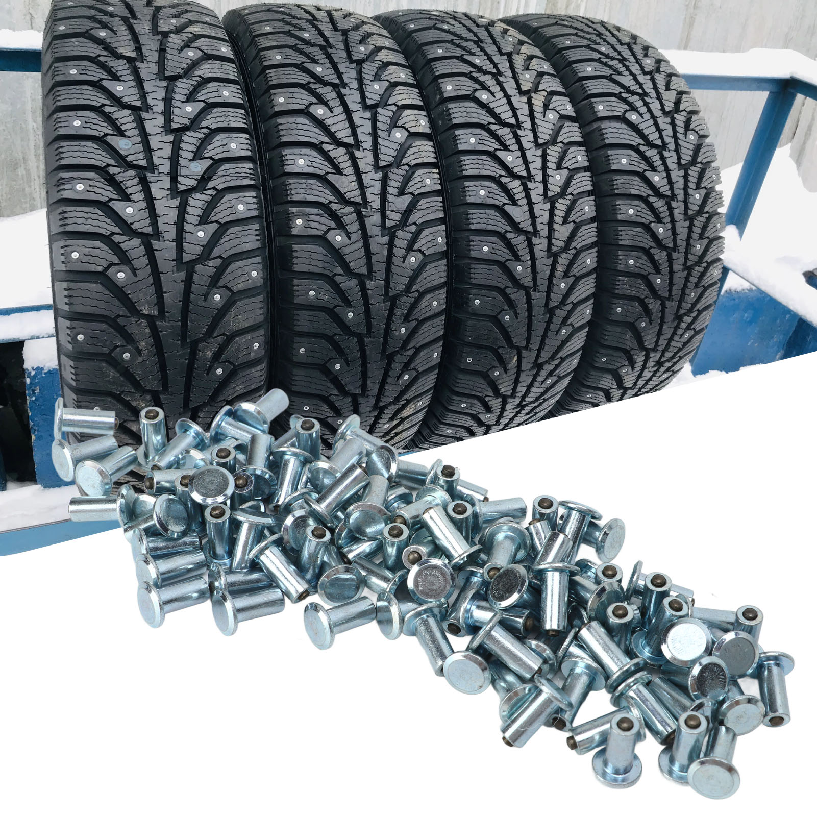 Einhundert Universal-radbolzen Für Auto-, Lkw-, Geländewagen-, Motorradreifen Usw. (100 Stück Pro Packung) (jx9-13-1)