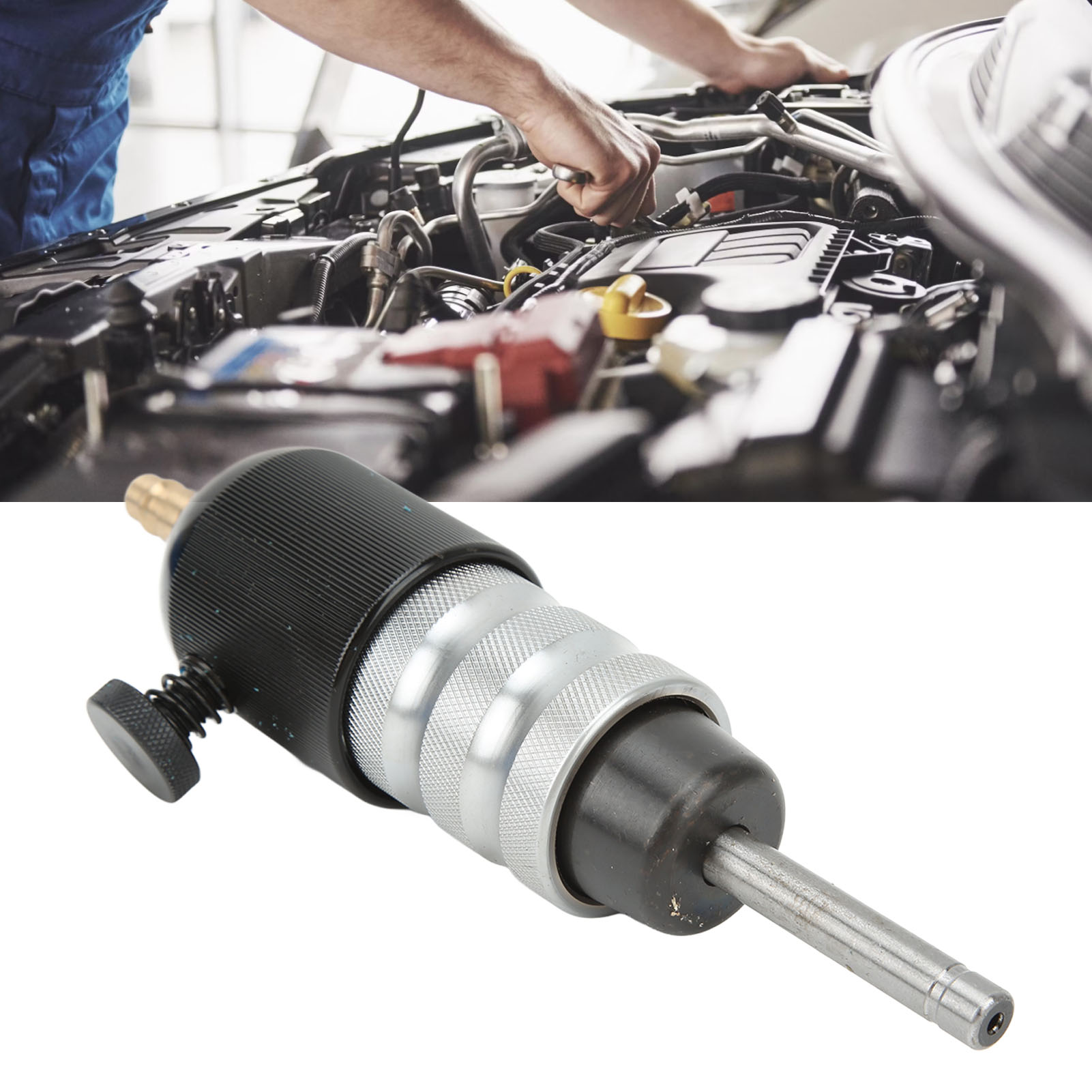 Pneumatischer Ventilschleifer, Kfz-reparaturschleifer, 3000 U/min Motorventilschleifwerkzeug Mit Vier Gummisaugnäpfen (extra Schwer).