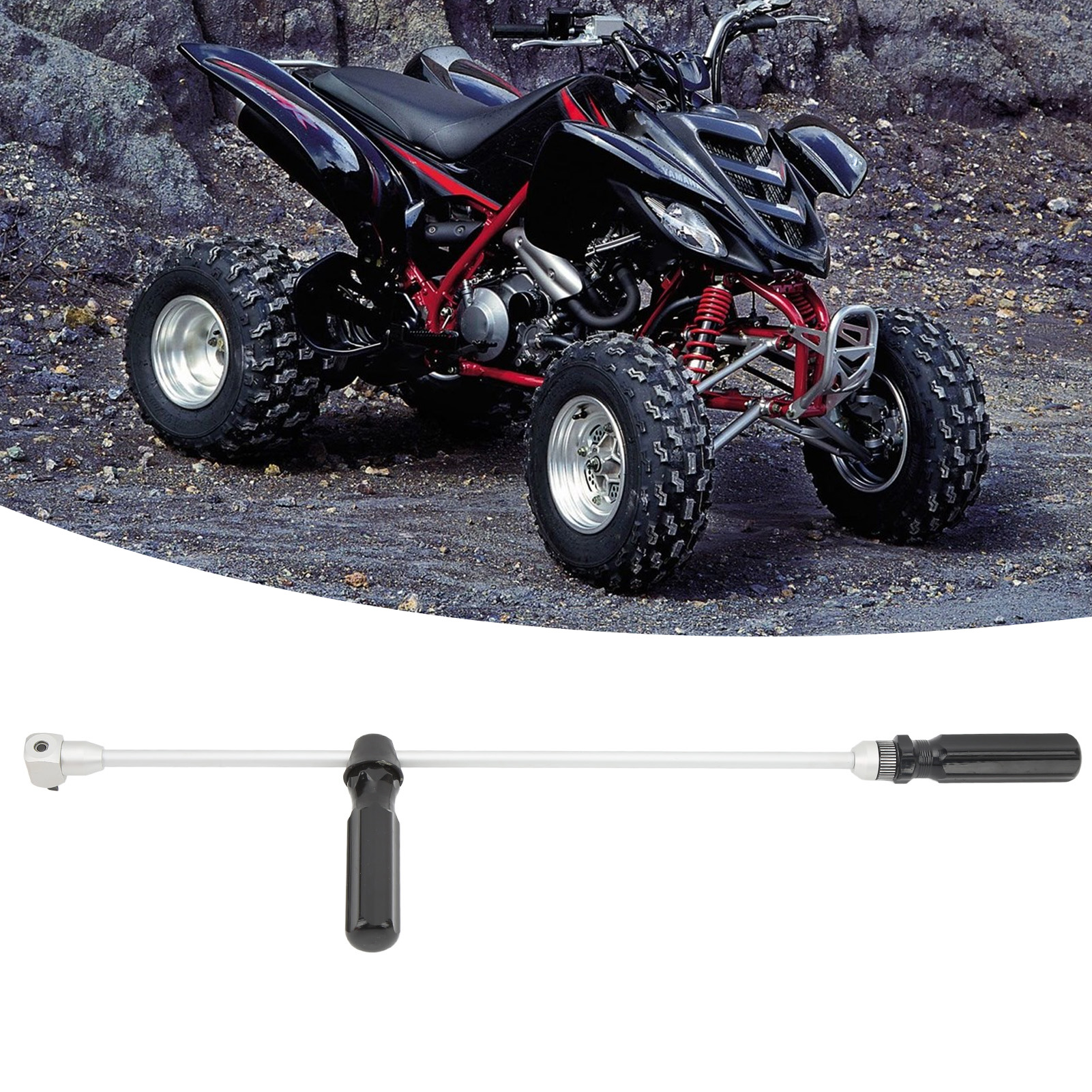 485 Mm 90-grad-vergasereinstellschlüssel, Einstellschrauben-führungswerkzeug Für Atv, Utv Und Schneemobil (vt17714)