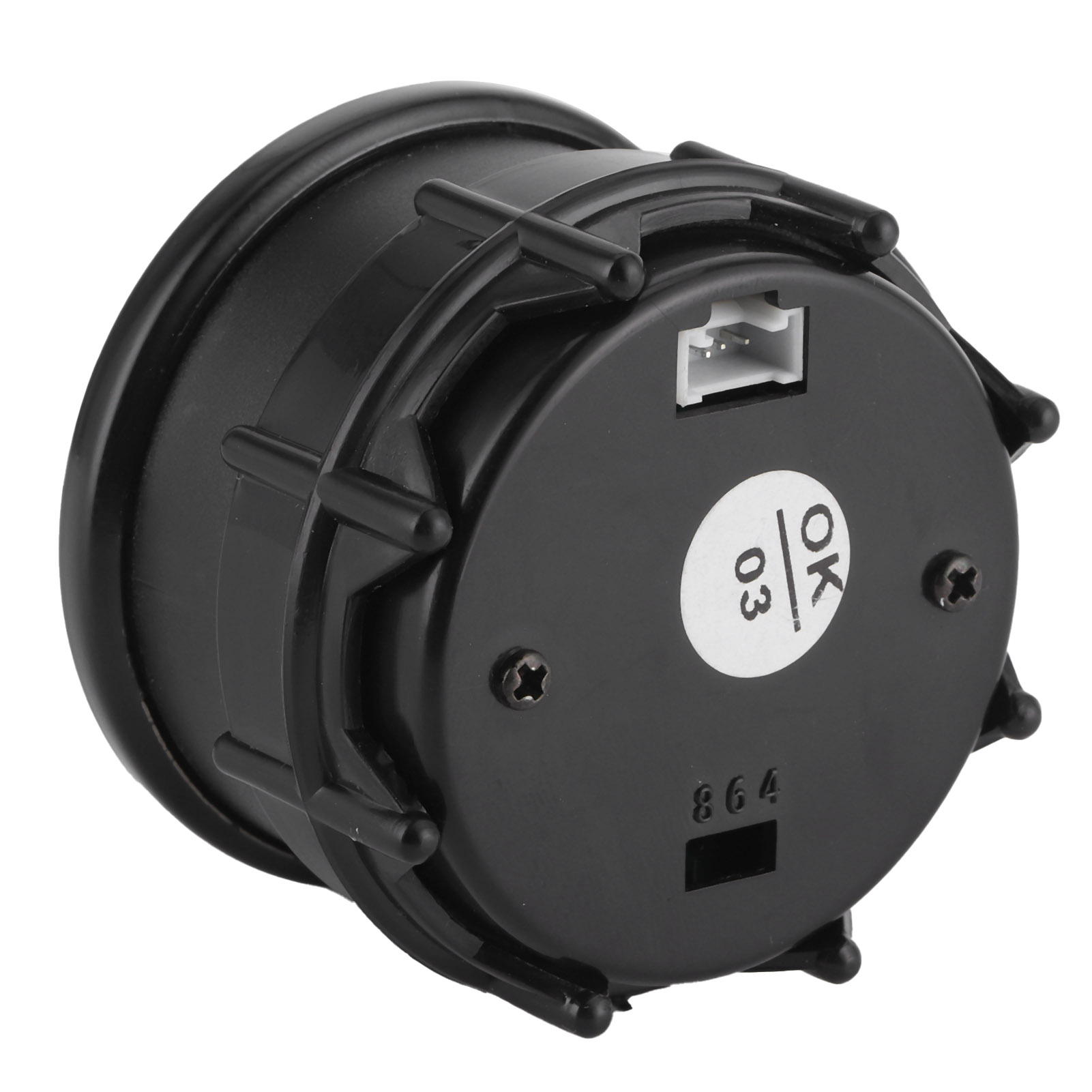 52 Mm (2 Zoll) Kfz-vakuummeter, Voltmeter, Led-digitalanzeige, 12-v-kaltlicht, 2-in-1-gerät, Universalgerät