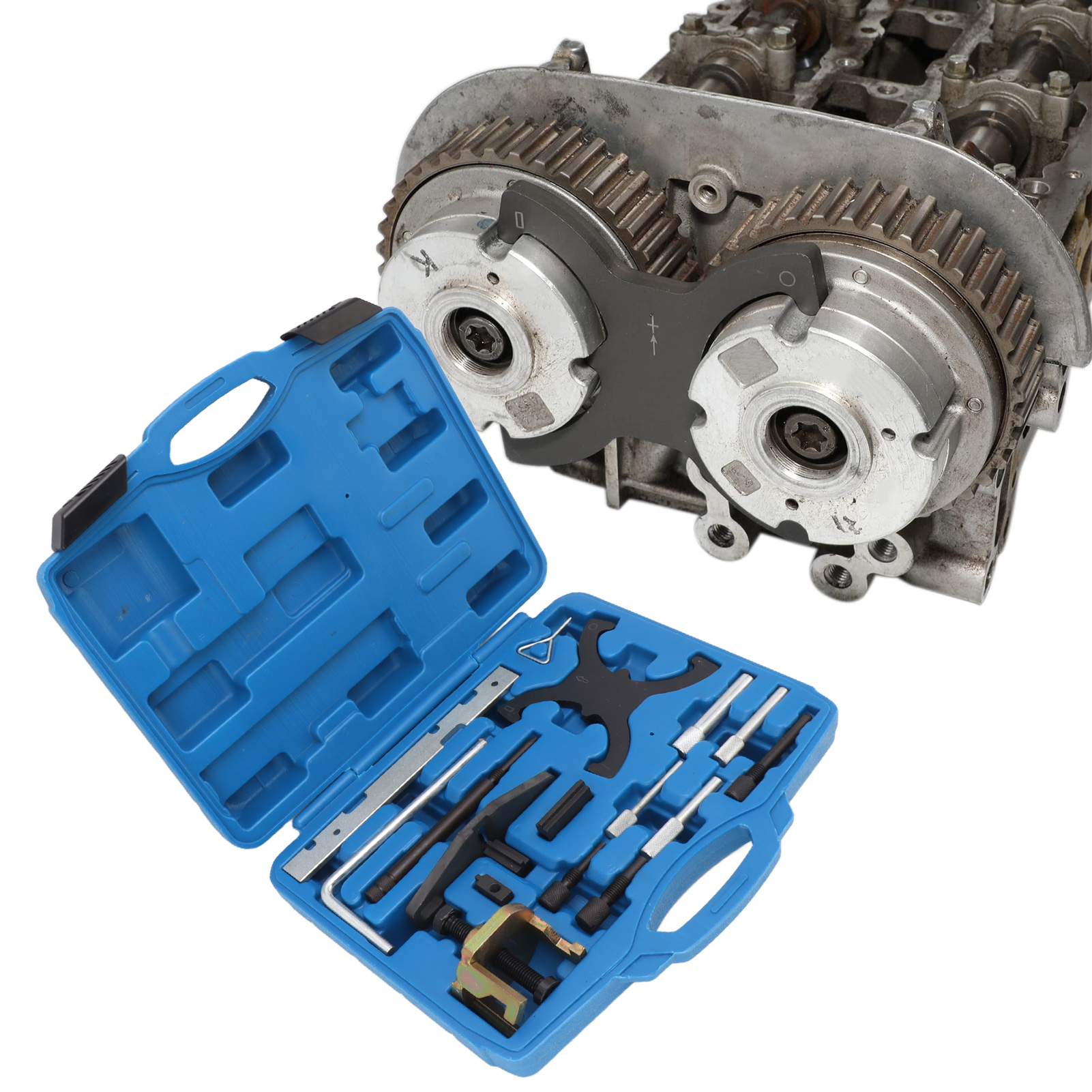 Werkzeuge Zur Einstellung Der Motorsteuerzeiten Für Ford 1.25, 1.4, 1.7, 1.8, 2.0 Di/tdci/tddi, 1.6 16v Ti-vct, Mazda 1.4, 1.6 Hdi Motoren: 303-1054, 303-1097, 303-507, 303-393a, 303-748, 303-1095, 30