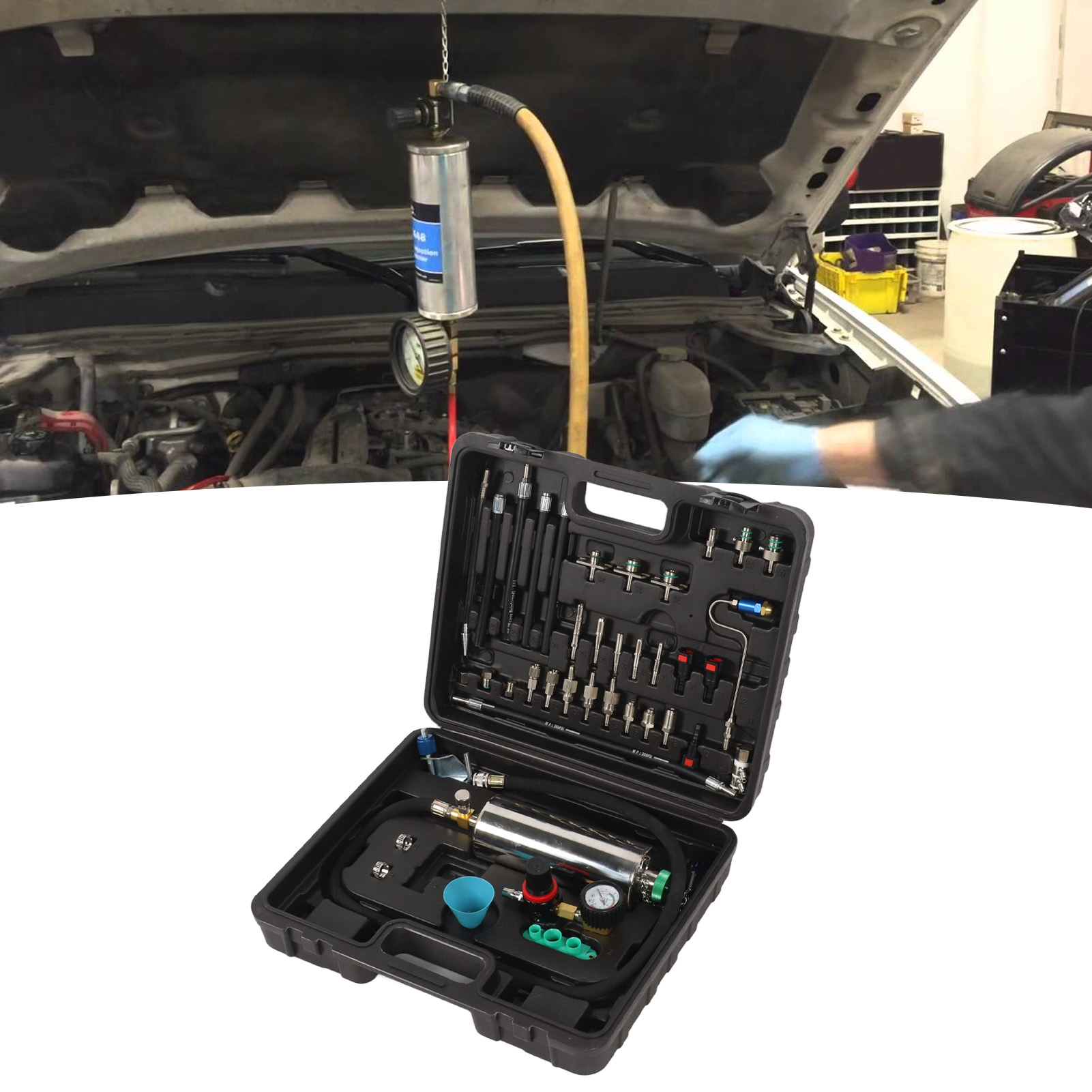 All-in-one-reinigungsset Für Universelle Kfz-kraftstoffsysteme (übergröße) (übergröße Abmessungen)