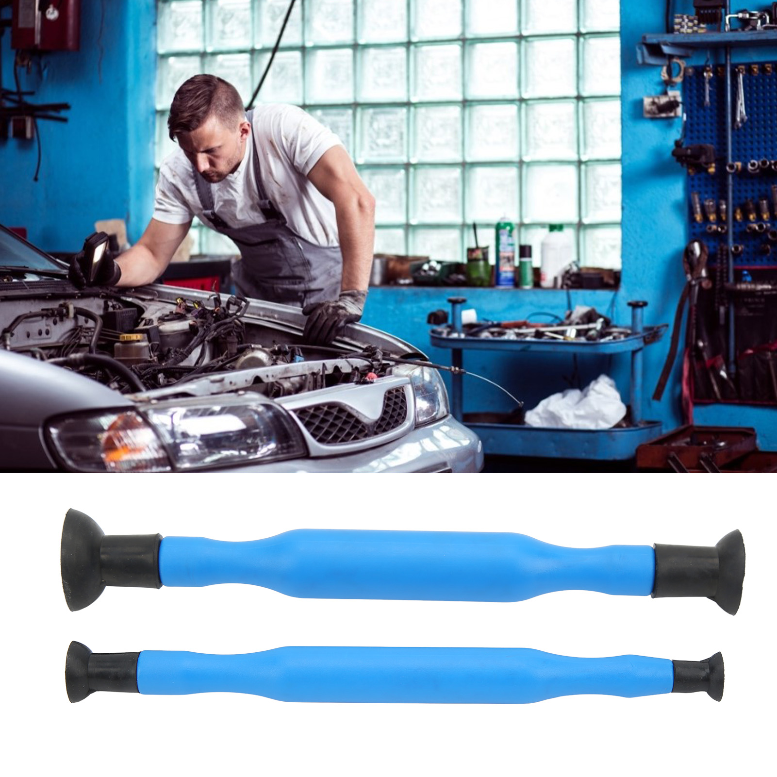 Ventilschleifer Mit Kunststoffgriff Und Saugnapf, Geeignet Zum Schleifen Von Ventilen An Auto- Und Motorradzylindern Und -motoren.