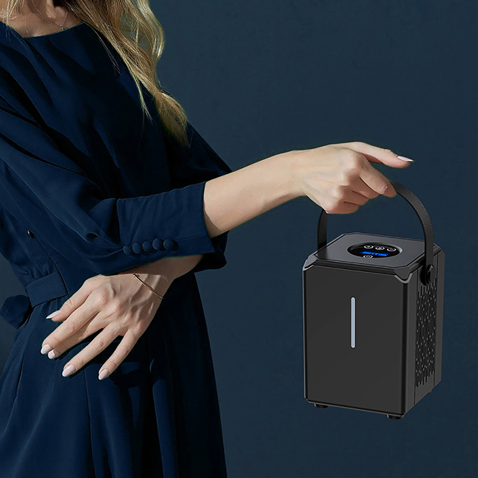 (exklusiv Für Südostasien) 2-in-1-autoluftpumpe Mit Kabelgebundenen Und Kabellosen Funktionen, Digitalanzeige, Reifendrucküberwachung Und Kontrollleuchte (inkl. Batterie Englische Bedienungsanleitung