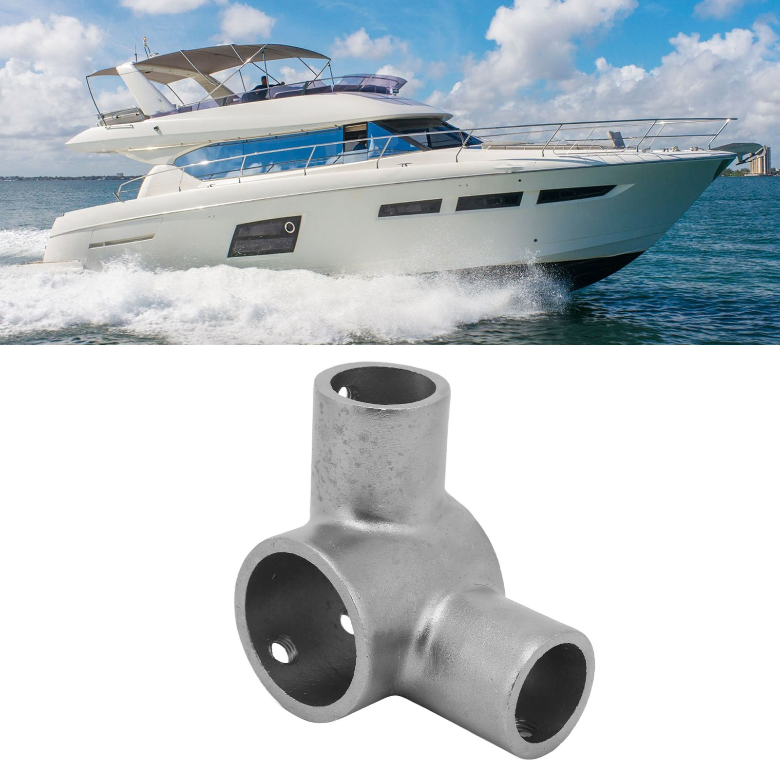 4026 Mm Reduzier-t-stück, 90°-winkel, Geeignet Für Yachten, Fischerboote Und Schnellboote.