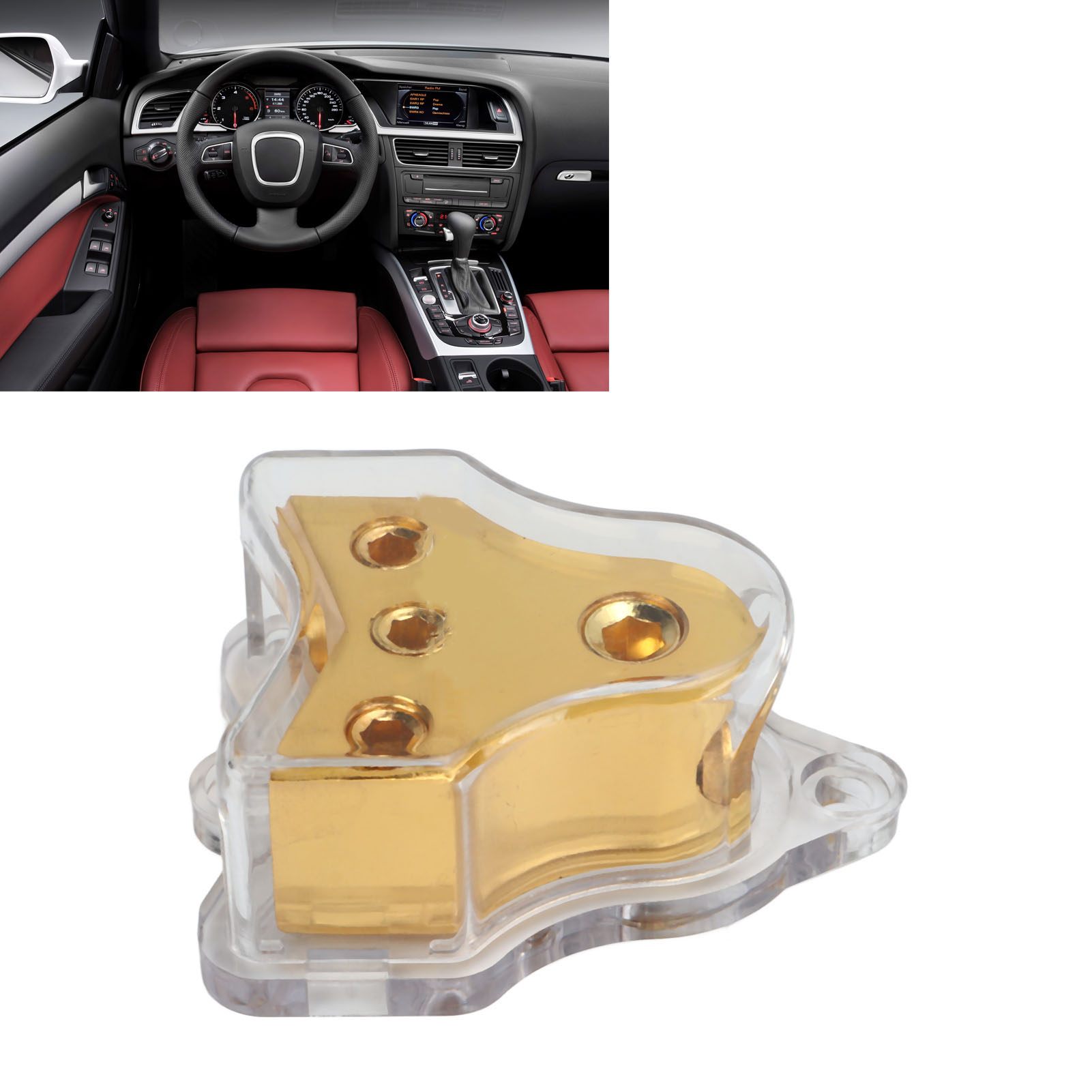 Adapter Für Die Auto-audio-modifikation Aus Reinem Kupfer, 1 Ausgang – 3 Anzeigen, Mf-1030