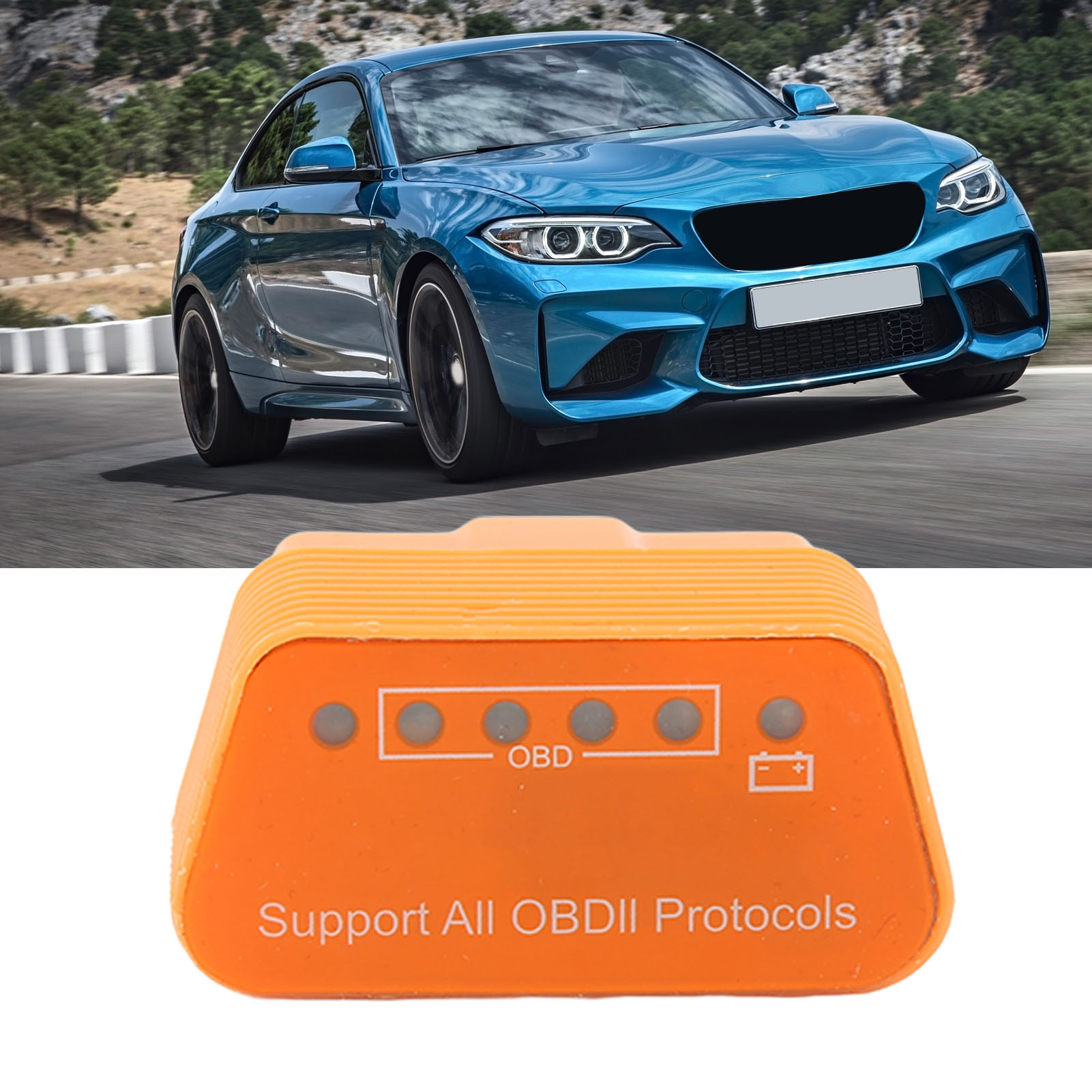Orange Obd2 Elm327 V1.5 Kfz-diagnosegerät Mit Bluetooth